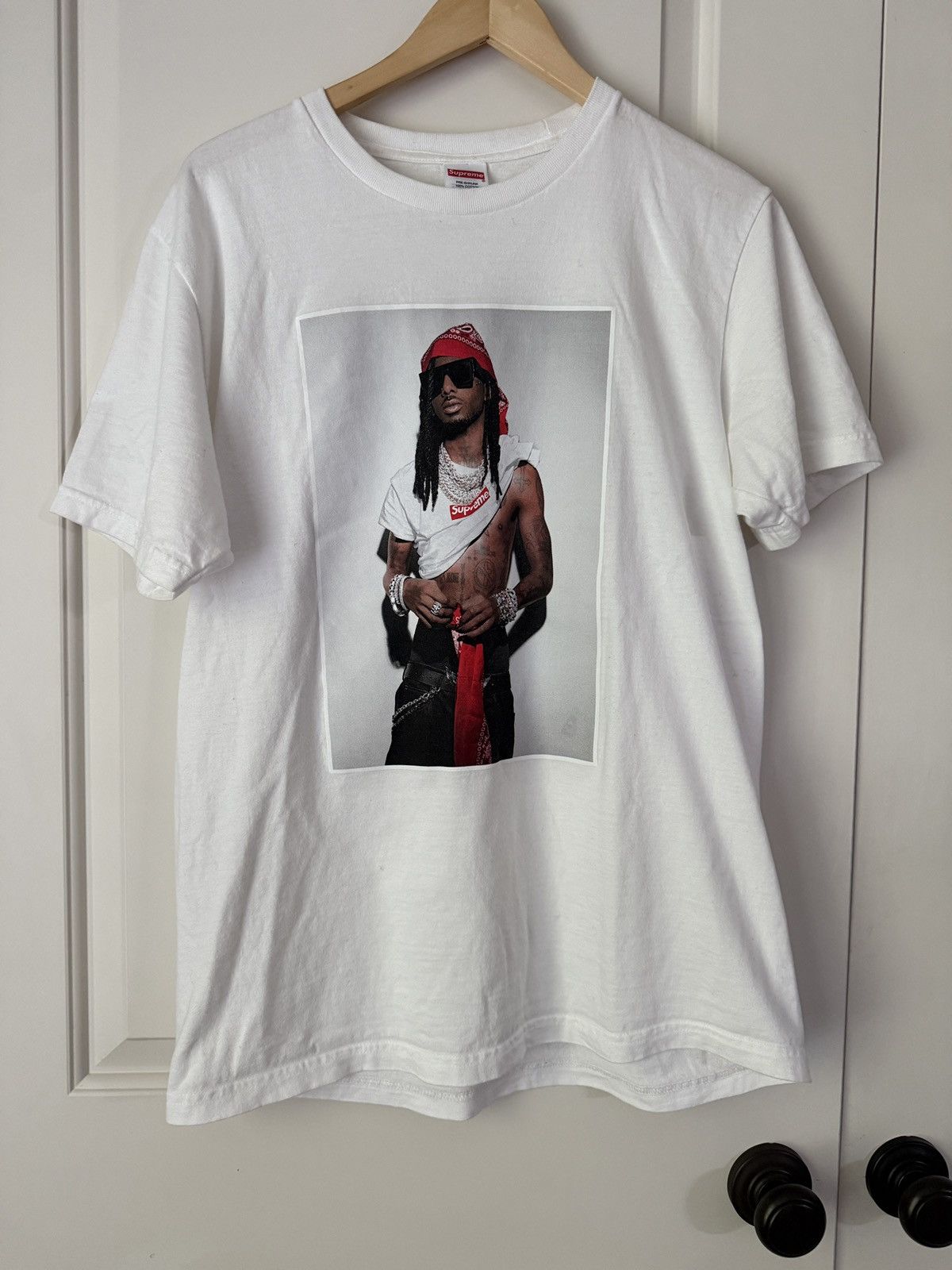 Supreme Supreme Playboi Carti white tee | Grailed