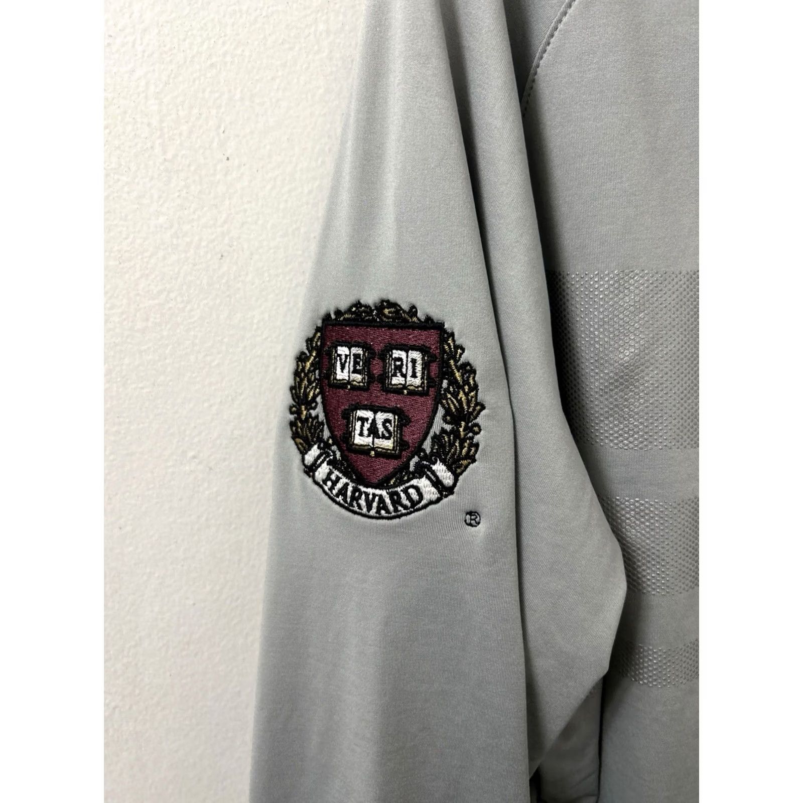 Vintage Columbia Harvard University Omni-Wick Picker Pullover Mens L Gray NWT Mock Neck 1/4 Zip Size US L / EU 52-54 / 3 - 5 Thumbnail