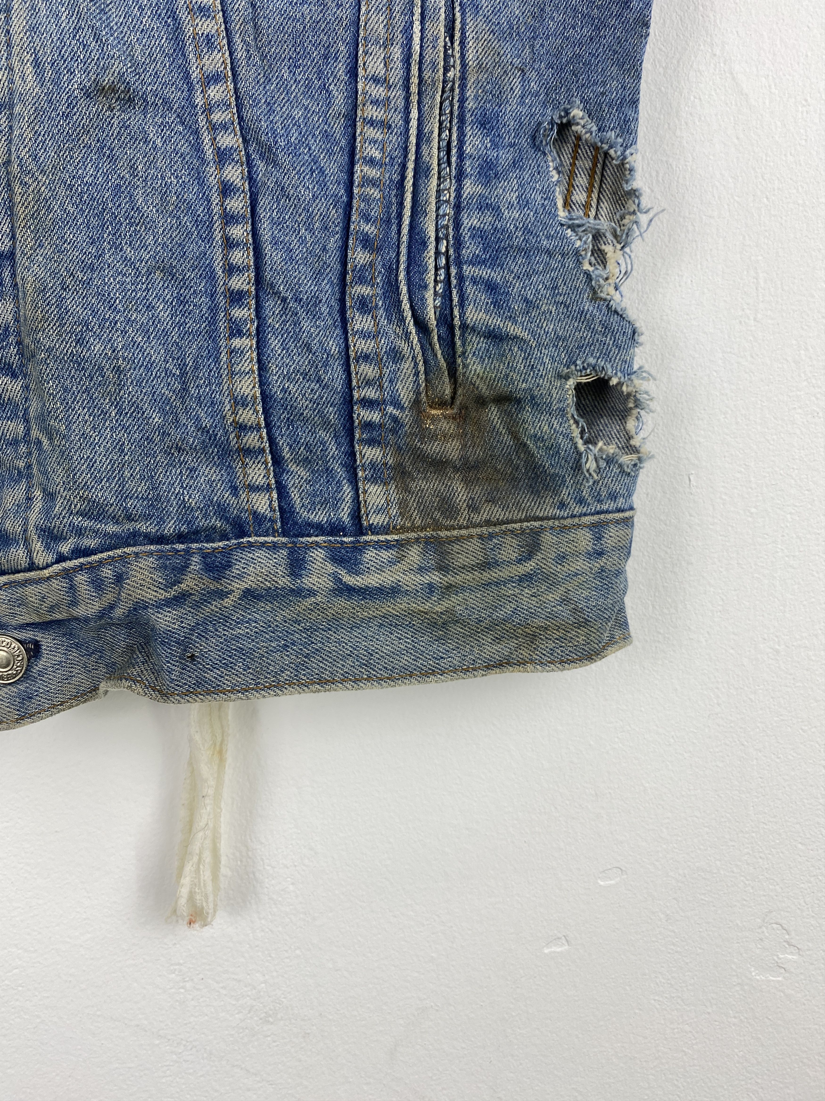 Levi's Vintage 90s Levis Sleeveless Jeans Vest J2009 Size US M / EU 48-50 / 2 - 8 Thumbnail