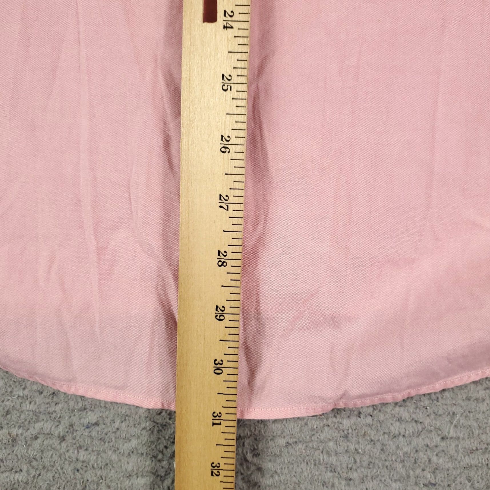 Ralph Lauren Ralph Lauren Shirt Mens 16.5 Pink Dress Button Up Long Sleeve Cotton Solid Size 42R - 6 Thumbnail