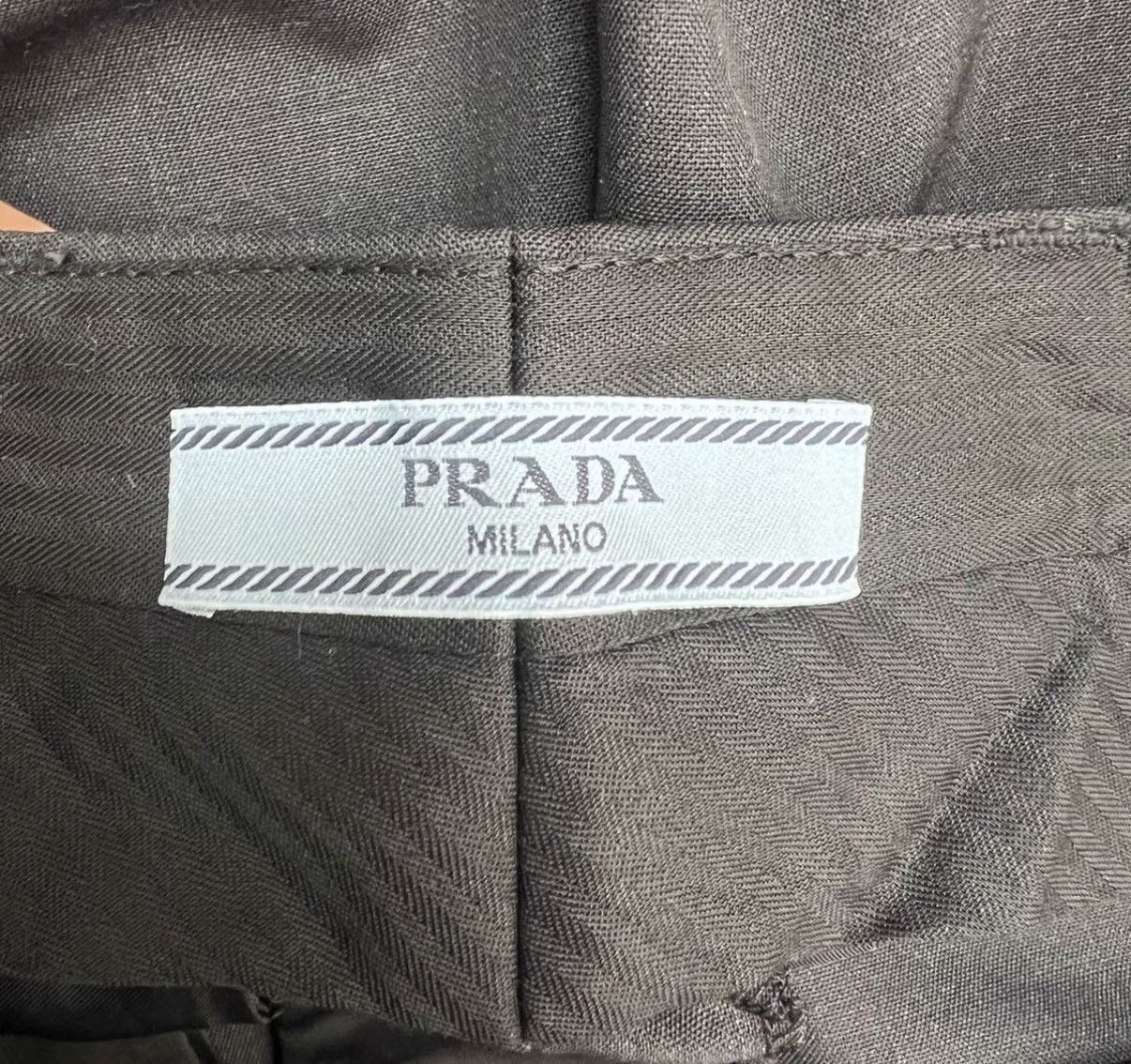 Prada Prada Black Wool Suit Trousers K12 Size 26" / US 2 / IT 38 - 5 Thumbnail