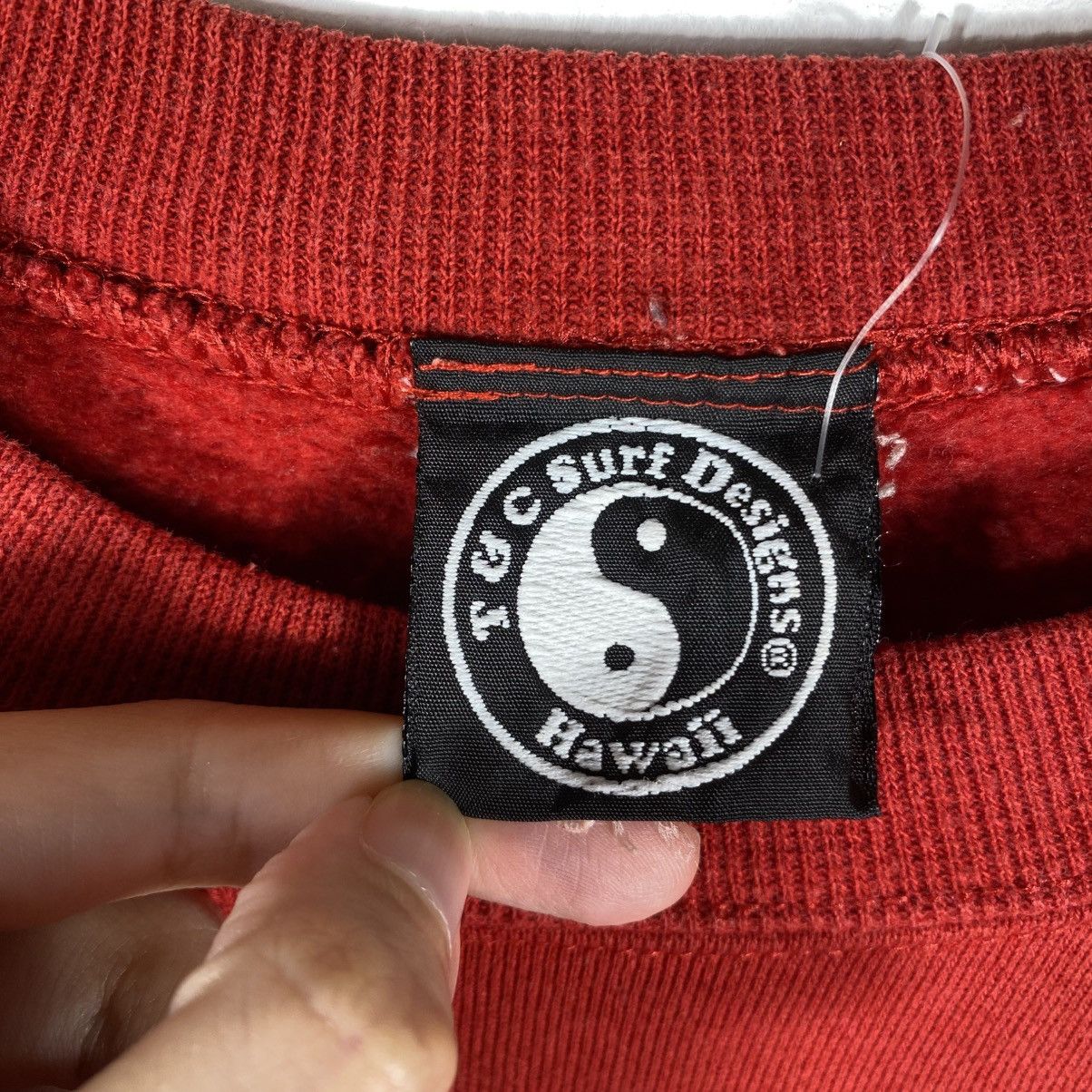 Vintage Vintage 90's T&C SURFBOARDS Graphic Surf Crewneck Sweatshirt Size US M / EU 48-50 / 2 - 6 Thumbnail