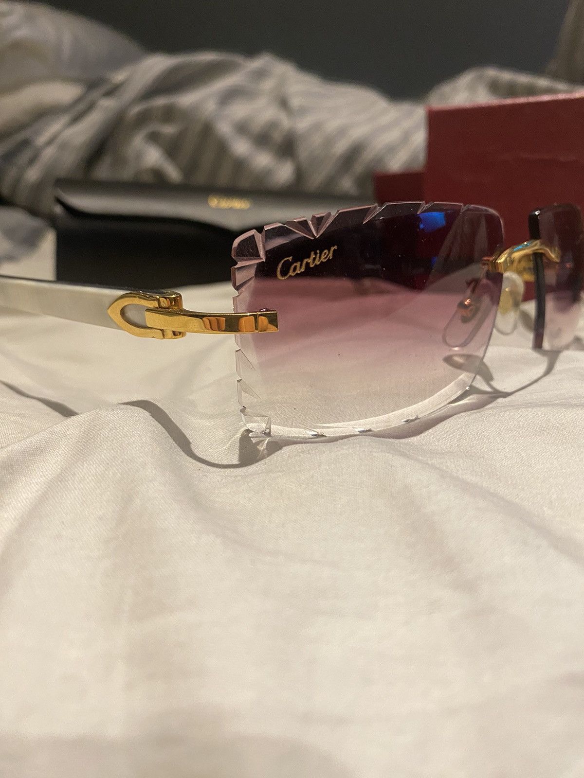 Cartier Cartier white Buffalo Size ONE SIZE - 2 Thumbnail