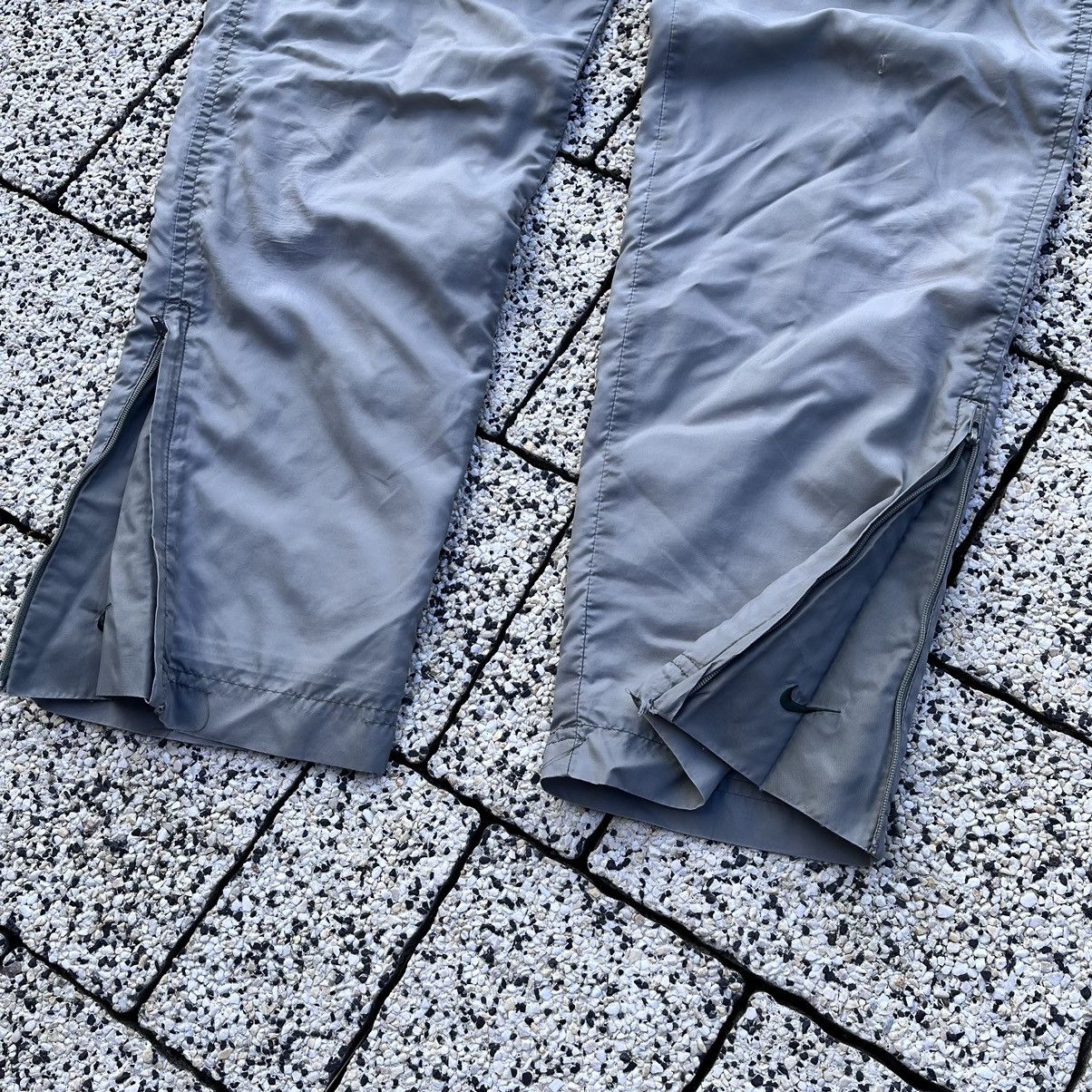 Nike × Vintage Nike Vintage Track Pants Nylon Y2K Drill Streetwear Swoosh Size US 36 / EU 52 - 3 Thumbnail