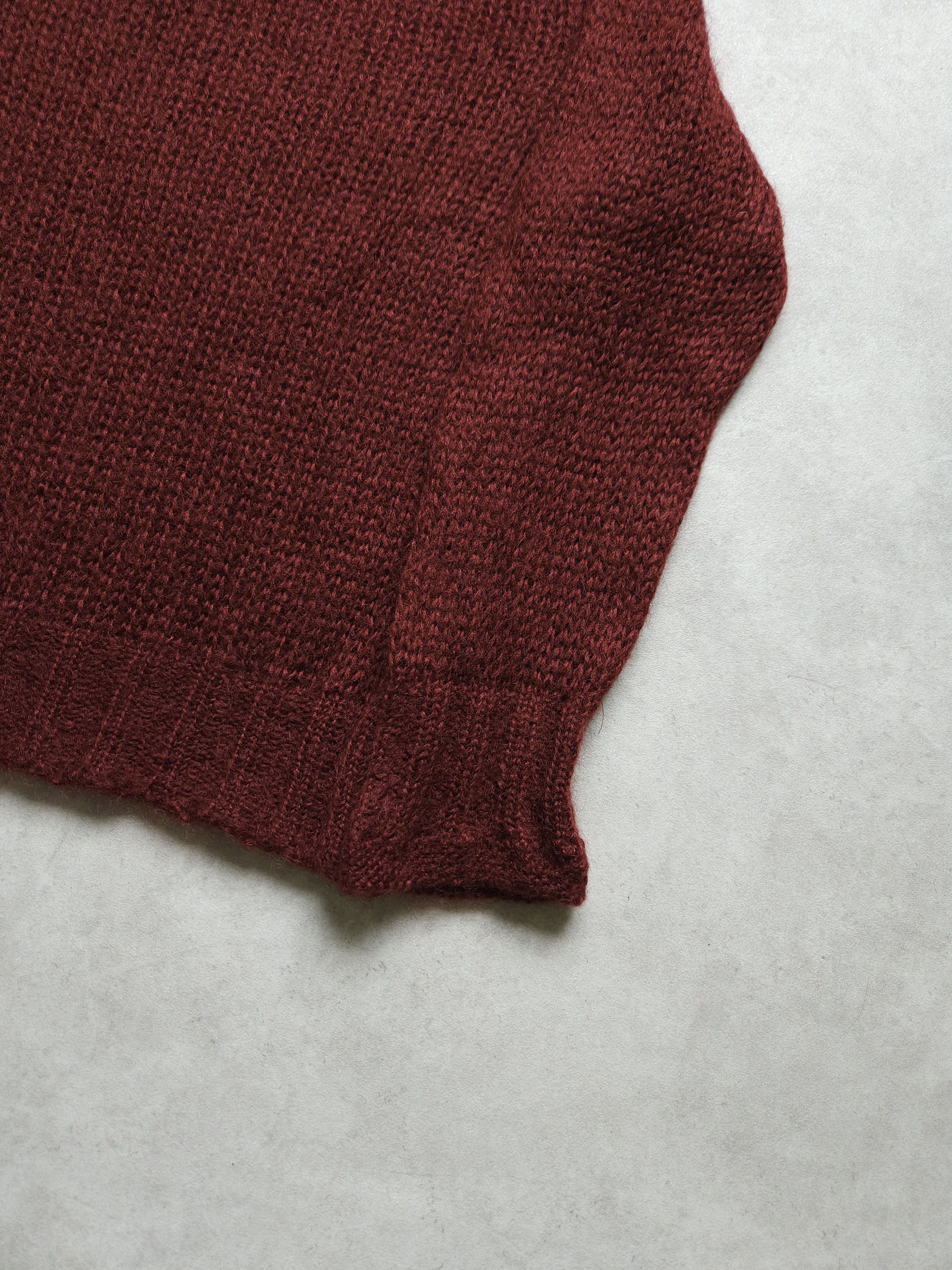 Prada Prada mohair knit in burgundy Size US M / EU 48-50 / 2 - 9 Thumbnail