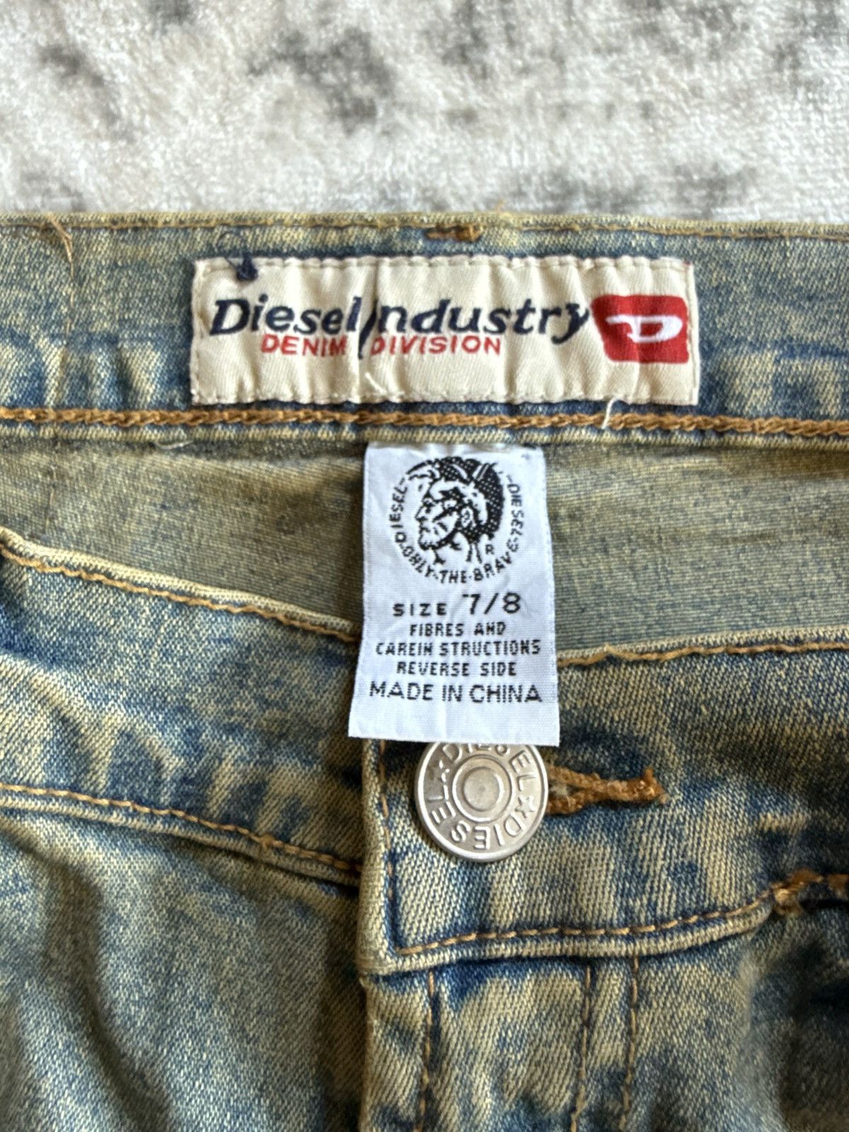 Diesel 2000s Diesel Mud Wash Flared Jeans Rare Size US 27 - 17 Thumbnail