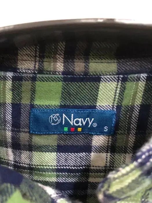 Flannel × Vintage Vintage Navy Plaid Tartan Flannel Shirt 👕 Size US S / EU 44-46 / 1 - 3 Thumbnail
