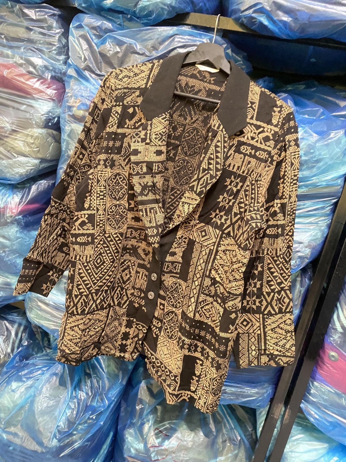 Other ill papiro Vintage Patterned Blazer Jacket Japan AR Size Size L / US 10 / IT 46 - 2 Thumbnail