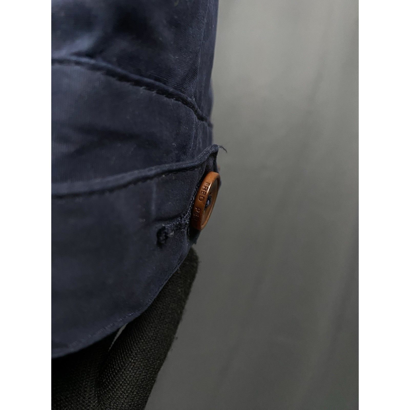 Fred Perry Fred Perry Men's Bue Hooded Parka Jacket Size S Size US S / EU 44-46 / 1 - 8 Thumbnail