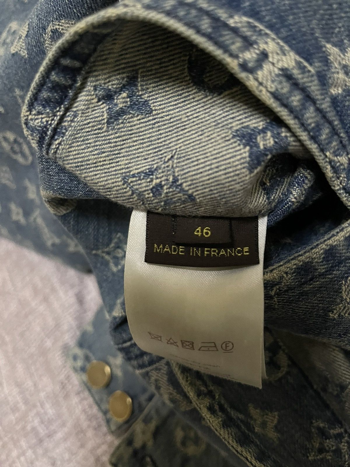 Louis Vuitton × Supreme Supreme Louis Vuitton lv jacquard denim chore coat size 46 Size US S / EU 44-46 / 1 - 11 Thumbnail