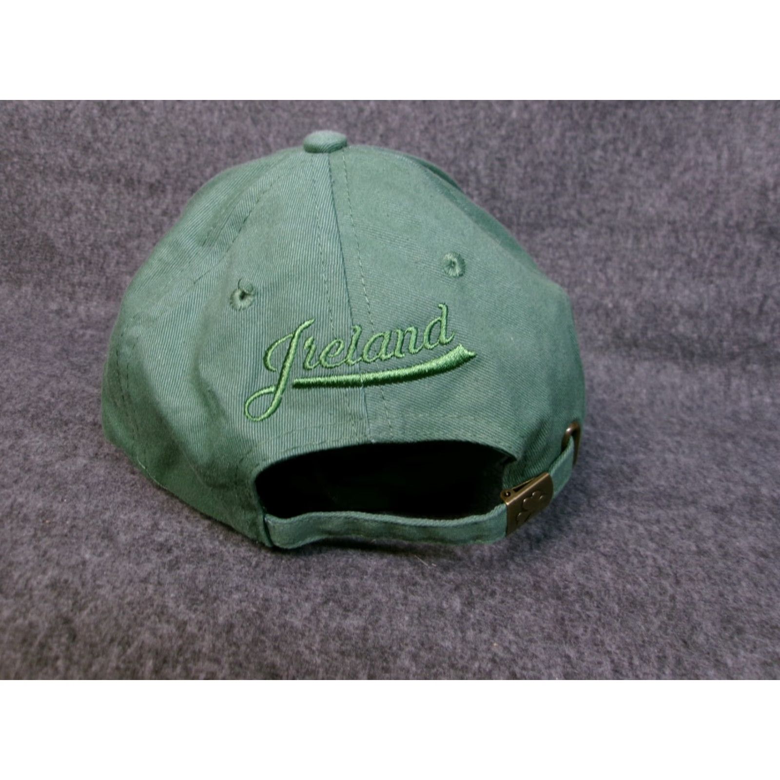 Vintage VINTAGE Super Green Apparel Hat Cap Strap Back Adjustable Adult Green Ireland Shamrock Size ONE SIZE - 4 Thumbnail
