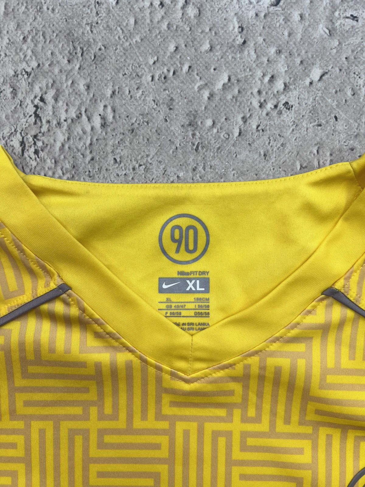 Nike × Vintage Vintage DRILL TOTAL 90 streetwear soccer t shirt jersey Size US XL / EU 56 / 4 - 5 Thumbnail