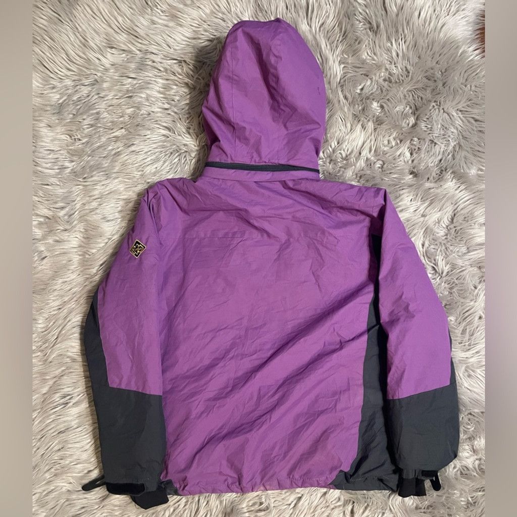 Christopher Wanton Wantdo Purple and Black Raincoat with Detachable Hood size L Size US L / EU 52-54 / 3 - 2 Thumbnail