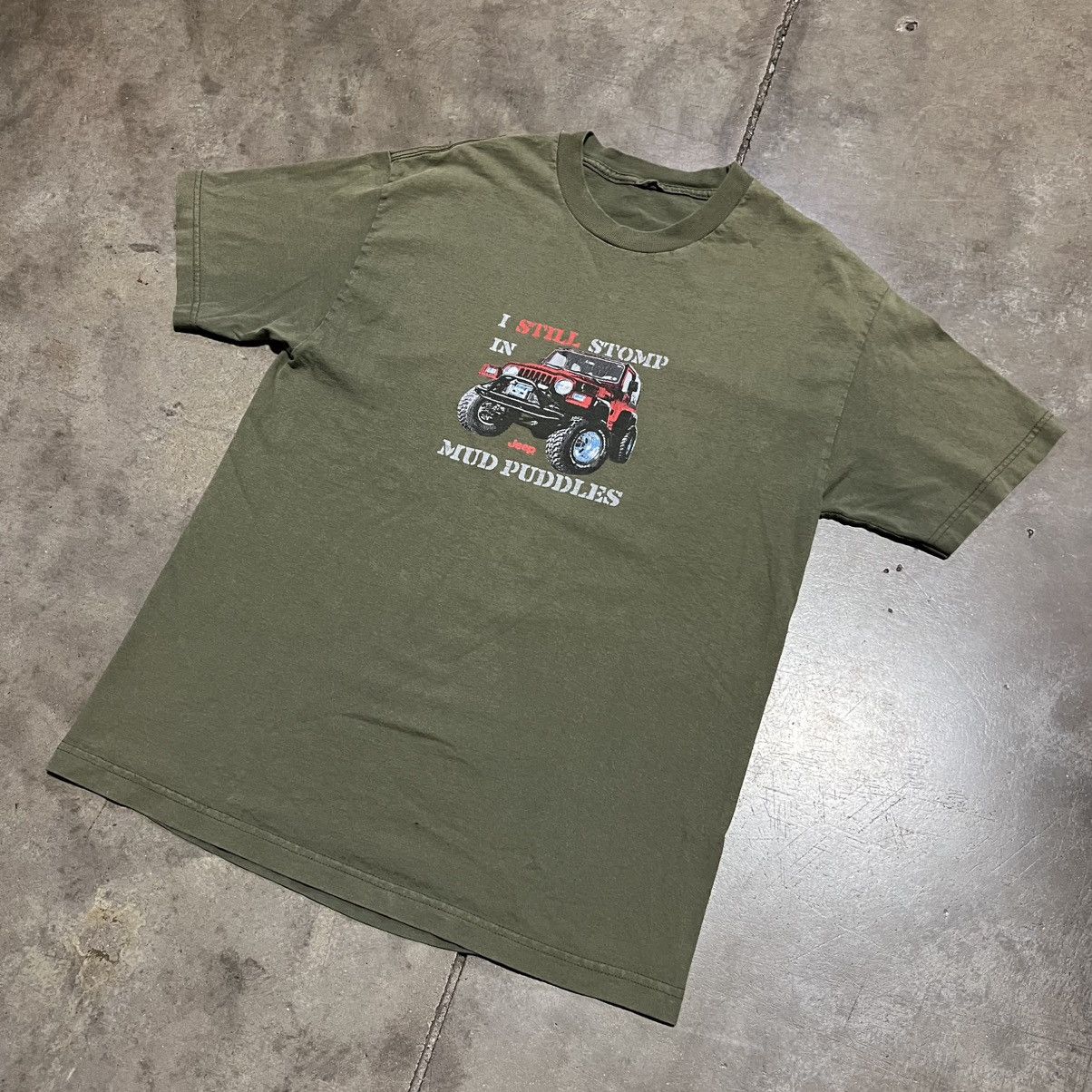 Jeep Vintage Jeep Graphic Tee Promo Mud Puddles 4x4 T shirt Faded Size US M / EU 48-50 / 2 - 2 Thumbnail