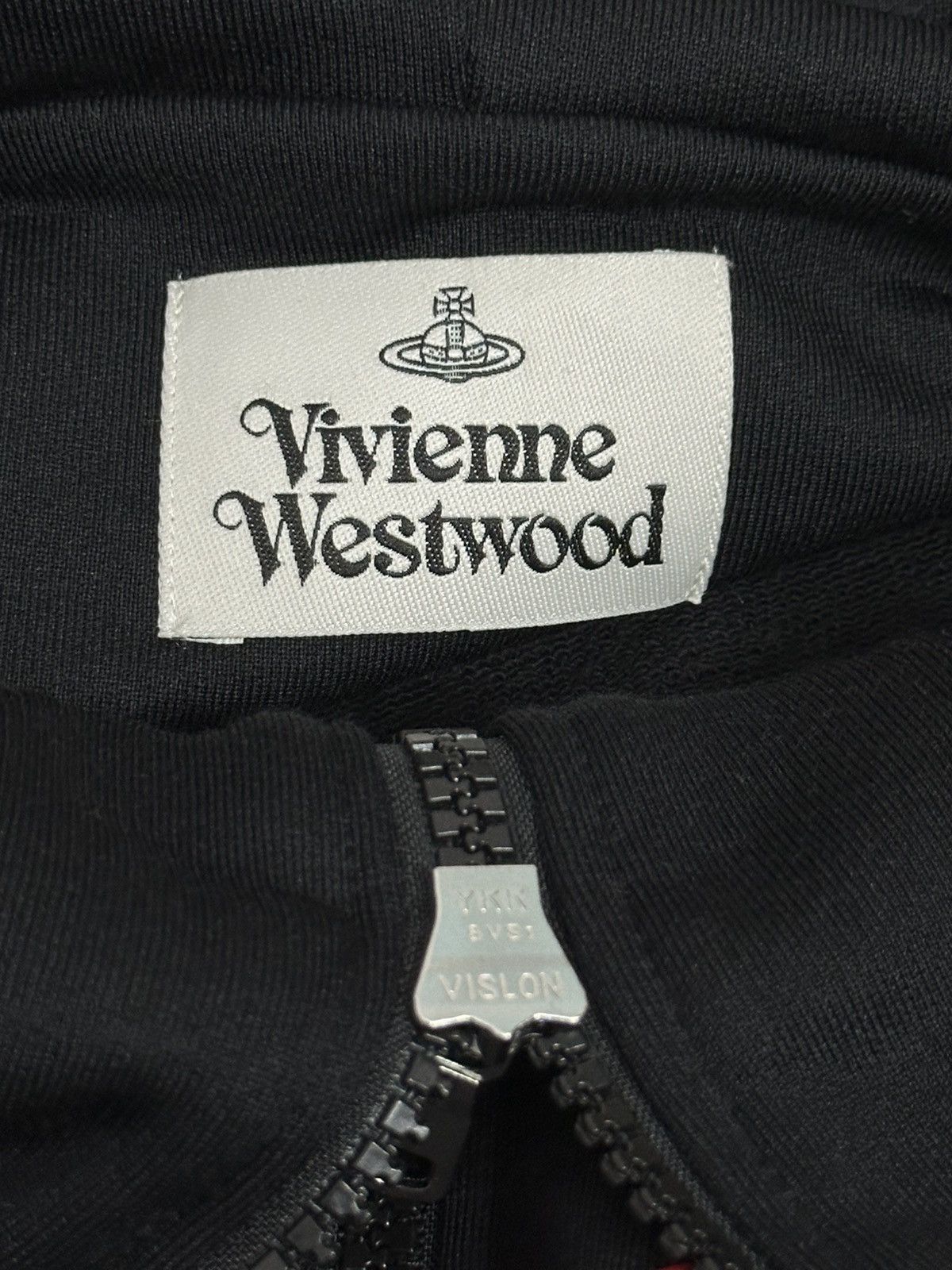 Vivienne Westwood Vivienne Westwood Zip Hoodie Black Big Orb Logo XXL Size US XXL / EU 58 / 5 - 4 Thumbnail