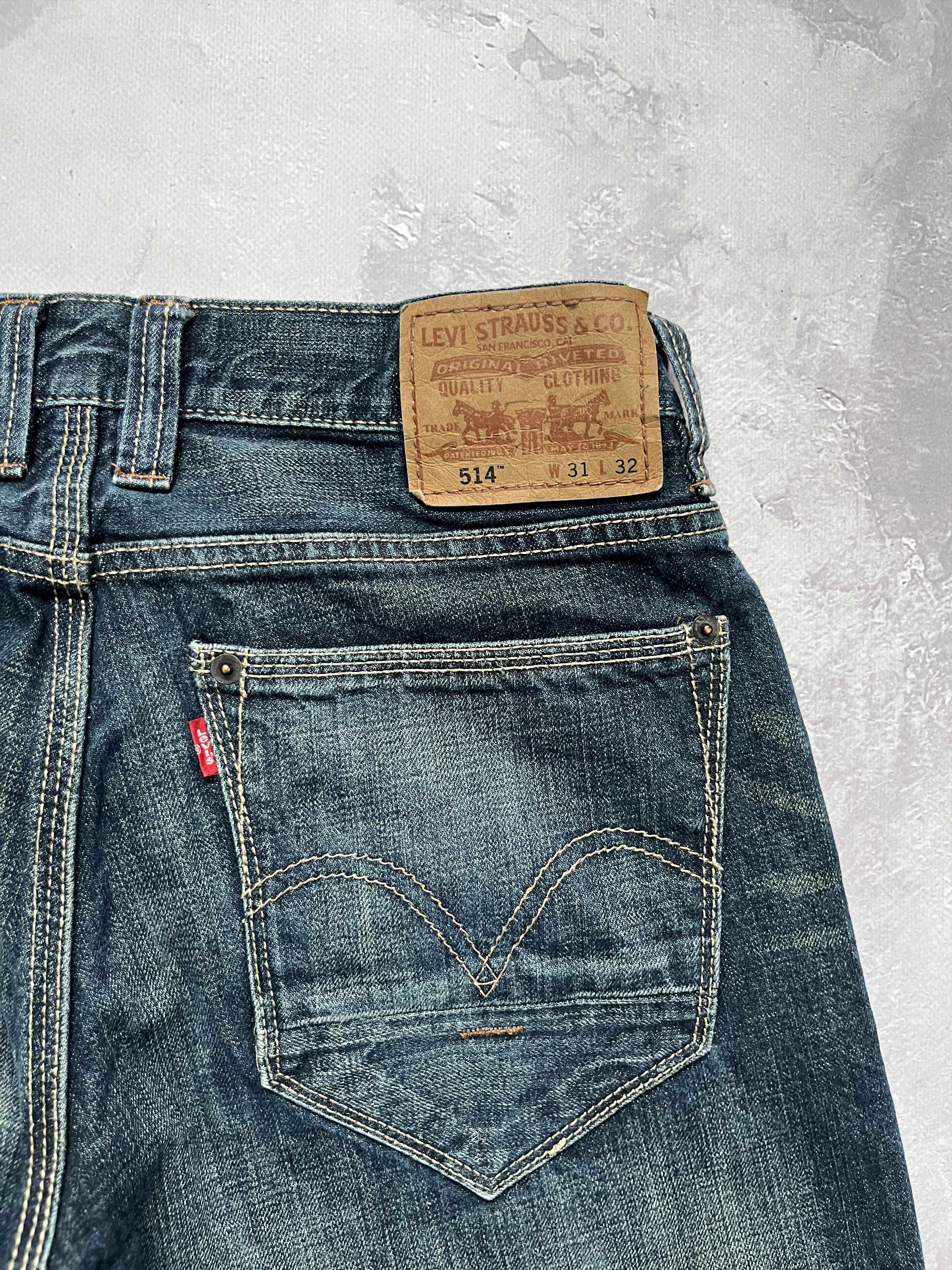 Levi's Levi’s 514 Slim Straight blue jeans Mens Size 31 X 32 Size US 31 - 16 Thumbnail