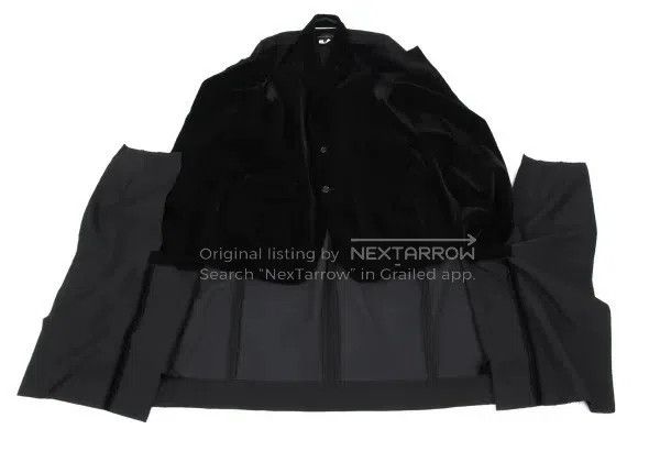 Comme des Garcons Comme Des Garcons Black vintage velvet patched top Size S / US 4 / IT 40 - 7 Thumbnail
