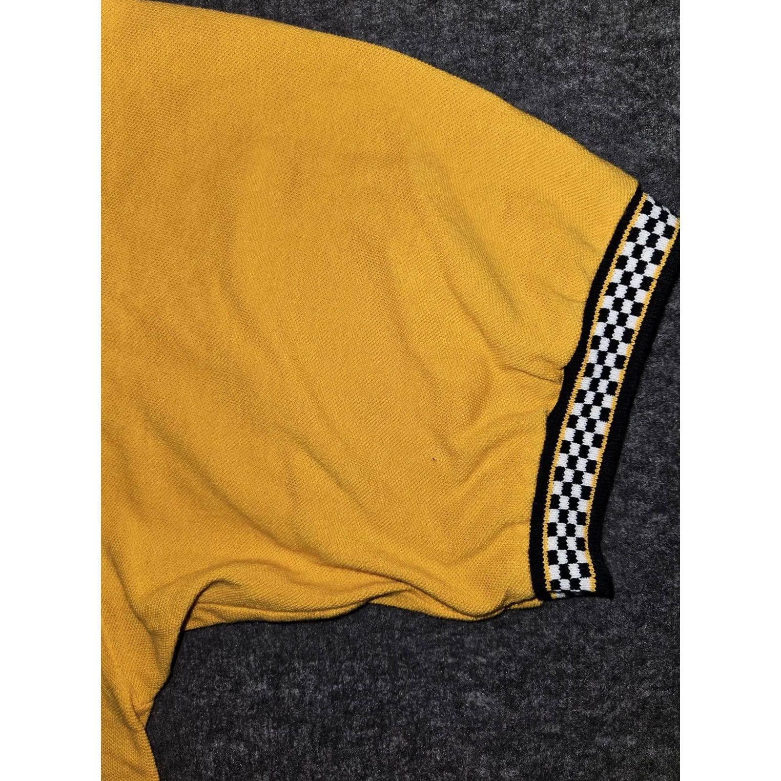 Gildan VINTAGE? No. Jack Daniels Shirt Mens 2XL Yellow Black Polo Checkered Collar Promo Racing Shirt Mens 2XL Yellow Black Polo Checkered Collar Racing Logo Size US XXL / EU 58 / 5 - 6 Thumbnail