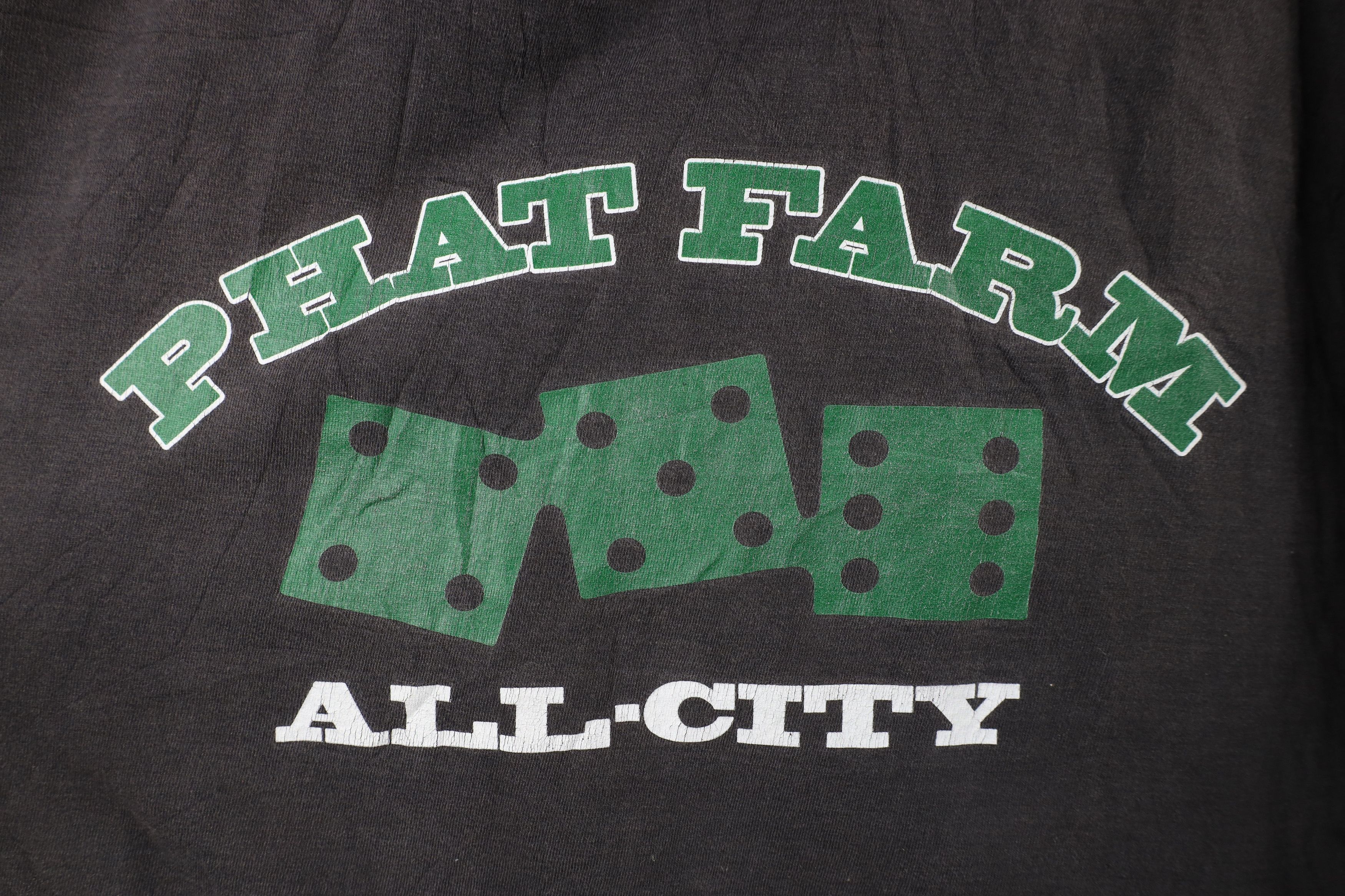 Phat Farm × Vintage Vintage 90s Phat Farm Dice Baggy Fit Hip Hop T-Shirt USA Size US XL / EU 56 / 4 - 5 Thumbnail