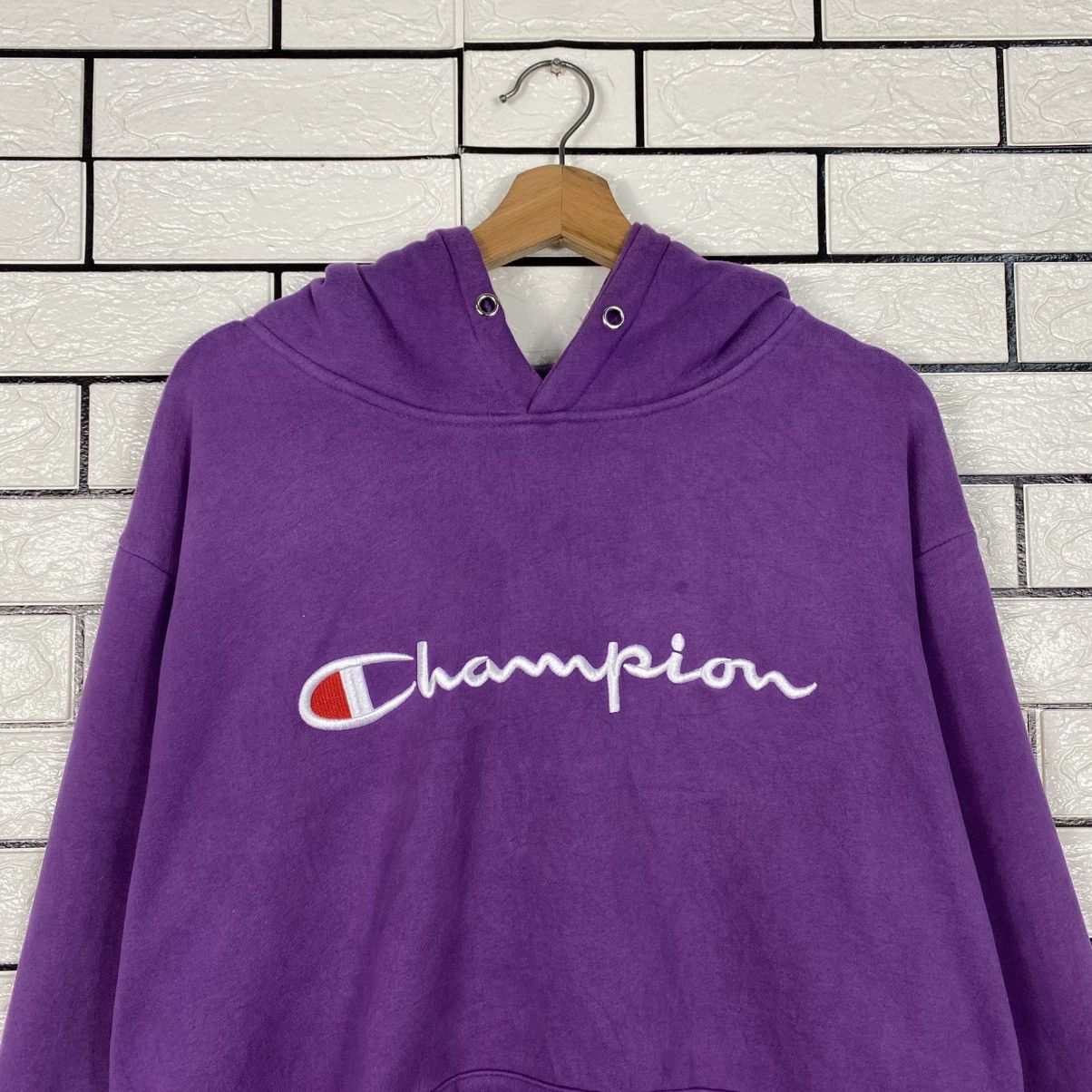 Japanese Brand 📌Vintage Hoodie Pull Over Champion Small Pony Size US XXL / EU 58 / 5 - 14 Thumbnail