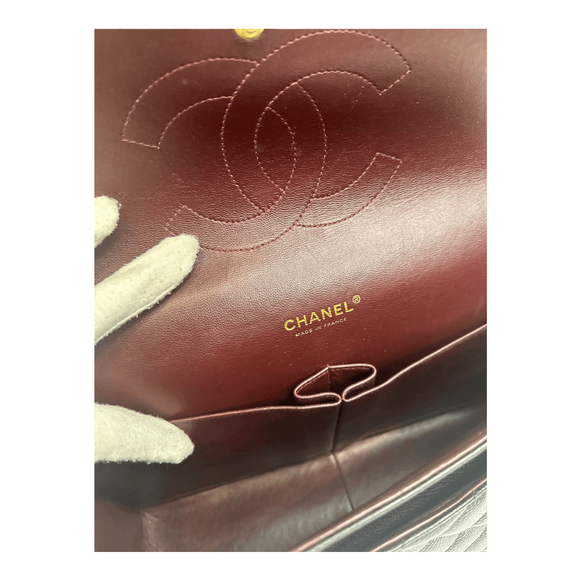 Chanel Chanel Maxi Caviar Double Flap Black/Gold Size ONE SIZE - 8 Thumbnail