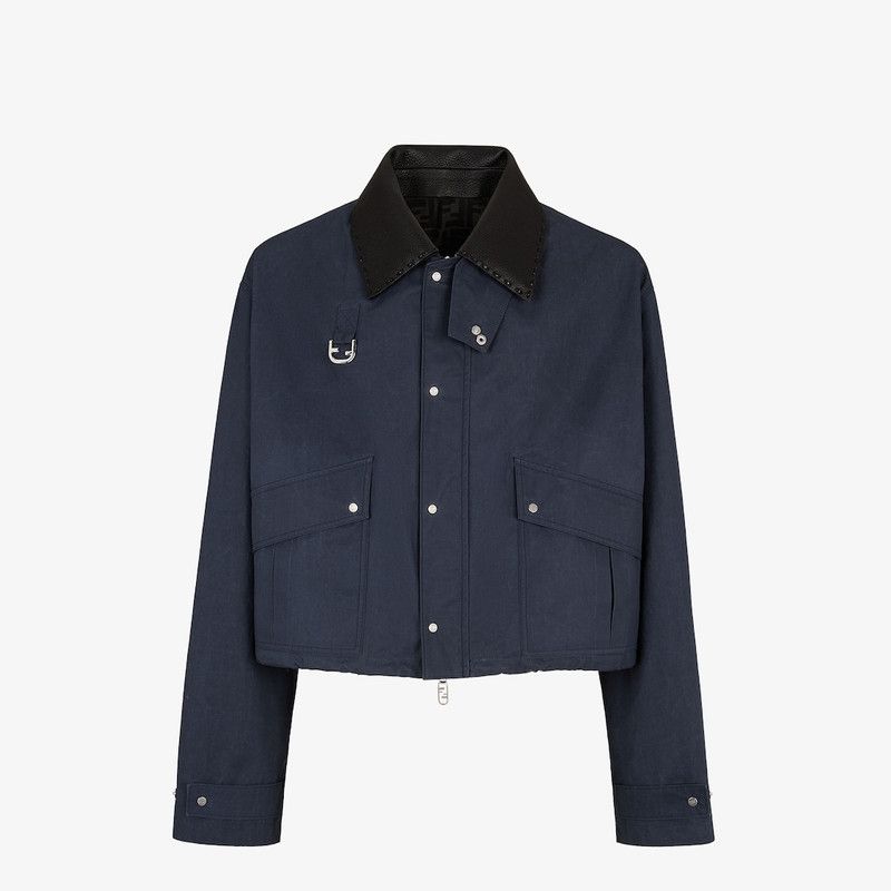 o1s1wg110226 Blouson Jacket in Midnight Blue/Black