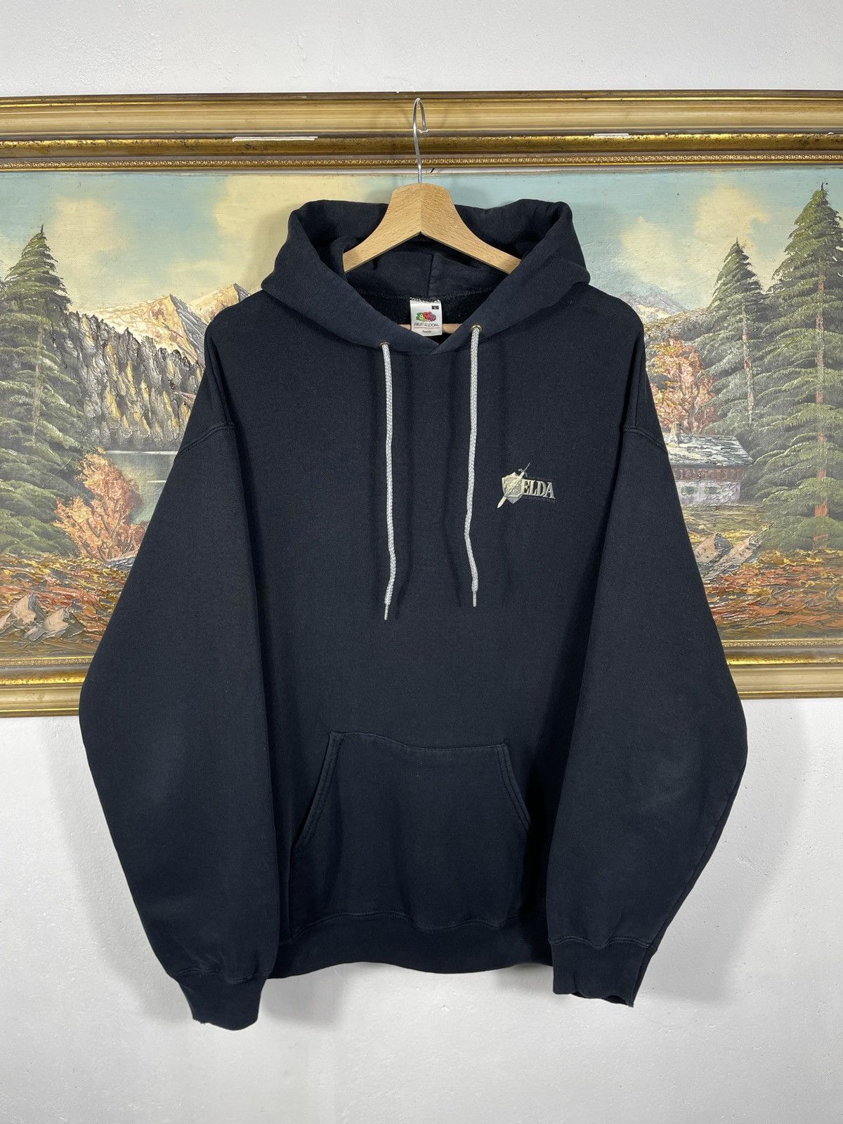 Japanese Brand × Nintendo × Vintage Retro 00s Zelda 2005 Hoodie Baggy Loose Boxy Japanese Game Size US L / EU 52-54 / 3 - 1 Thumbnail