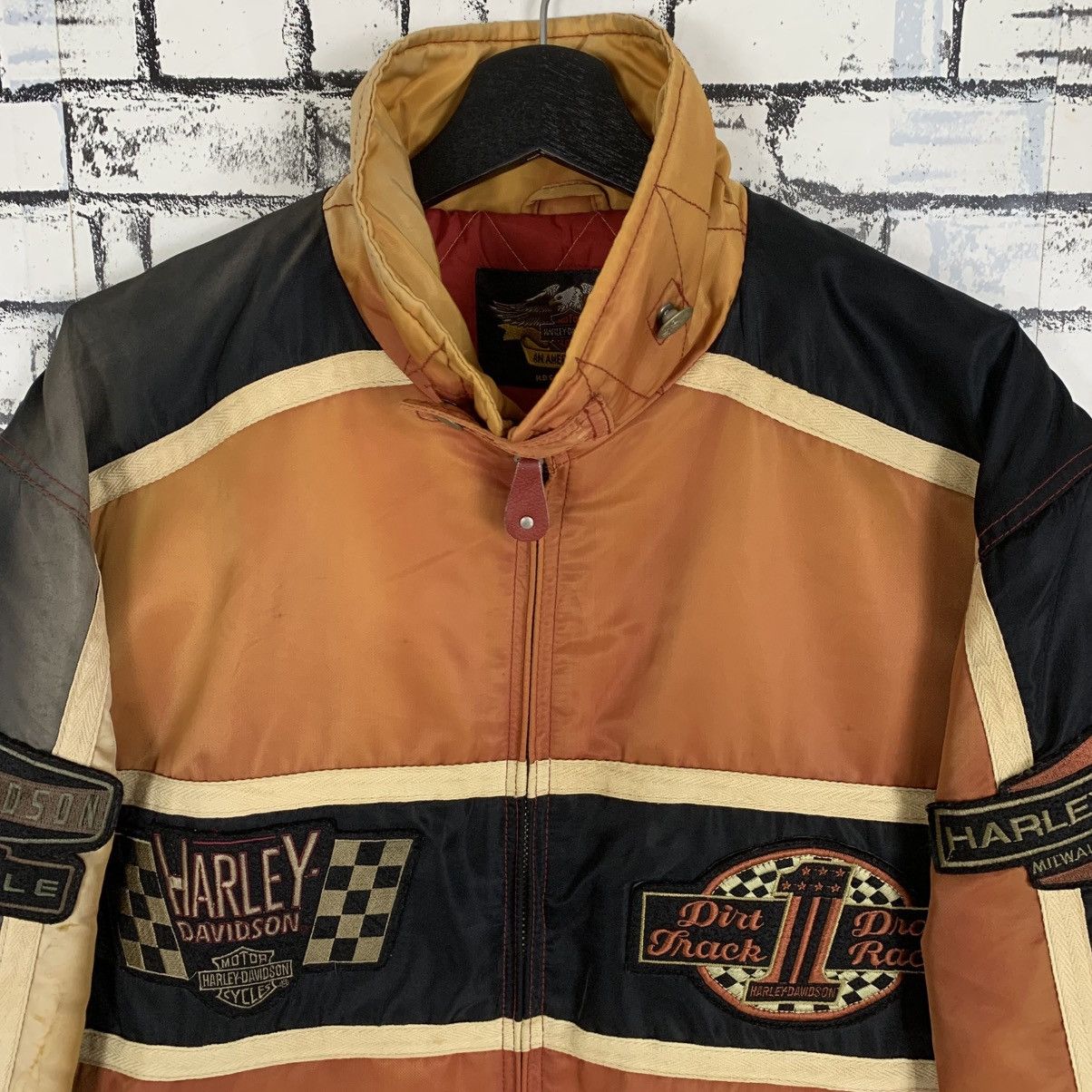 Harley Davidson Vintage Harley Davidson Motorcycle Riding Jacket Size US L / EU 52-54 / 3 - 4 Thumbnail
