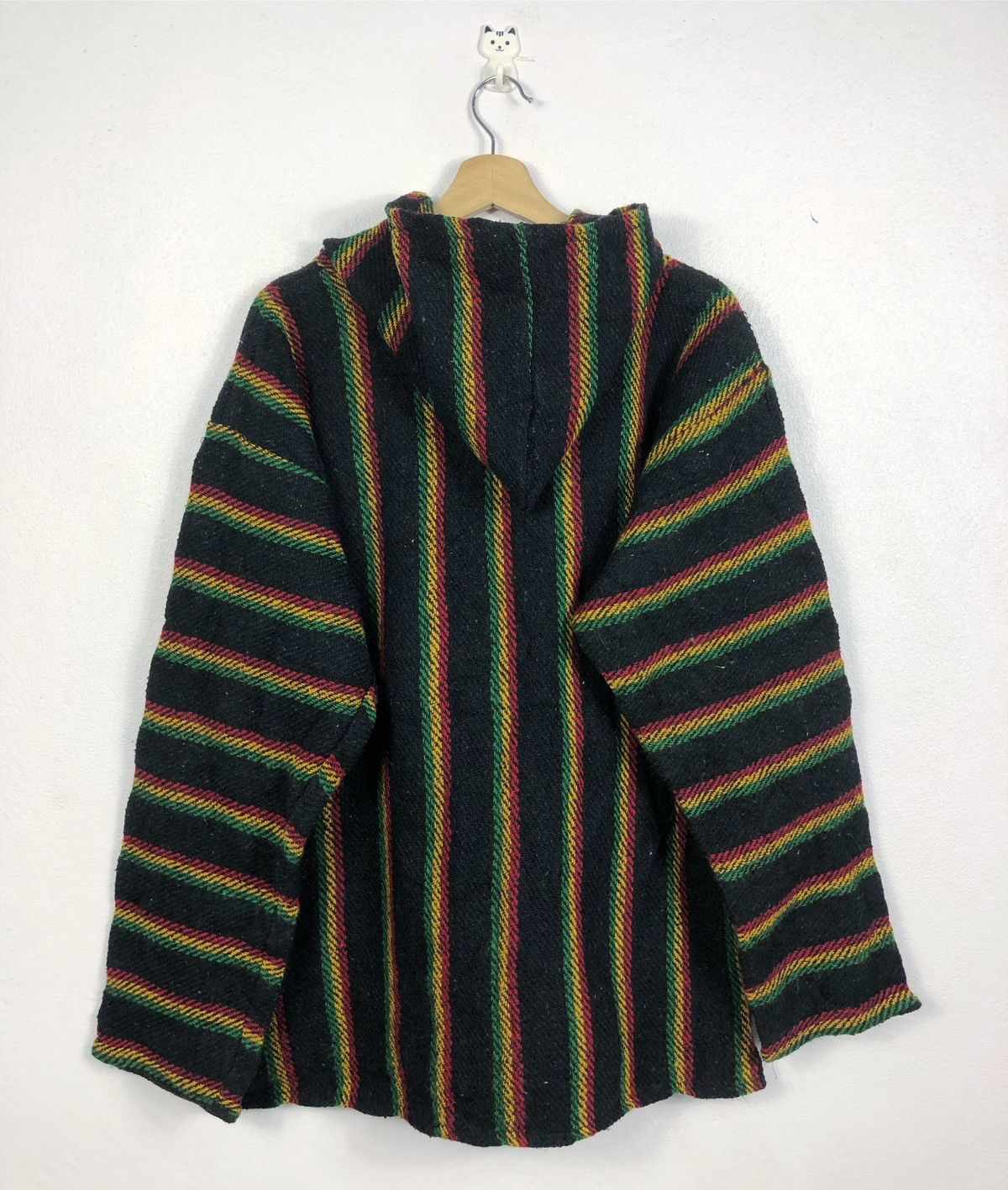 Mexican Threads Rare Vintage Baja Billy's Rasta Mexican Drug Rugs Hoodie Size US XL / EU 56 / 4 - 8 Thumbnail