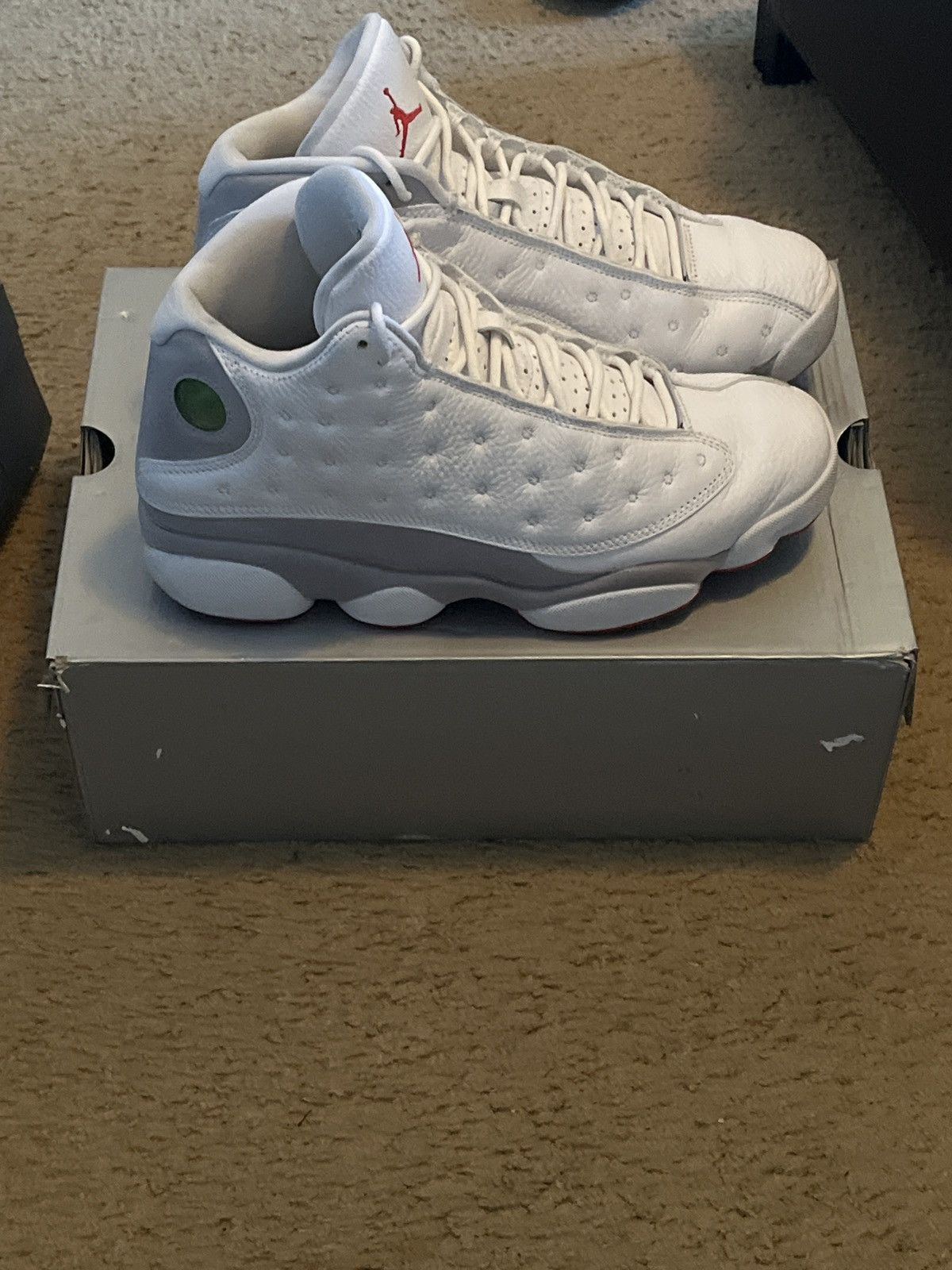 Jordan Brand White grey retro air jordan 13s Size US 10.5 / EU 43-44 - 3 Thumbnail