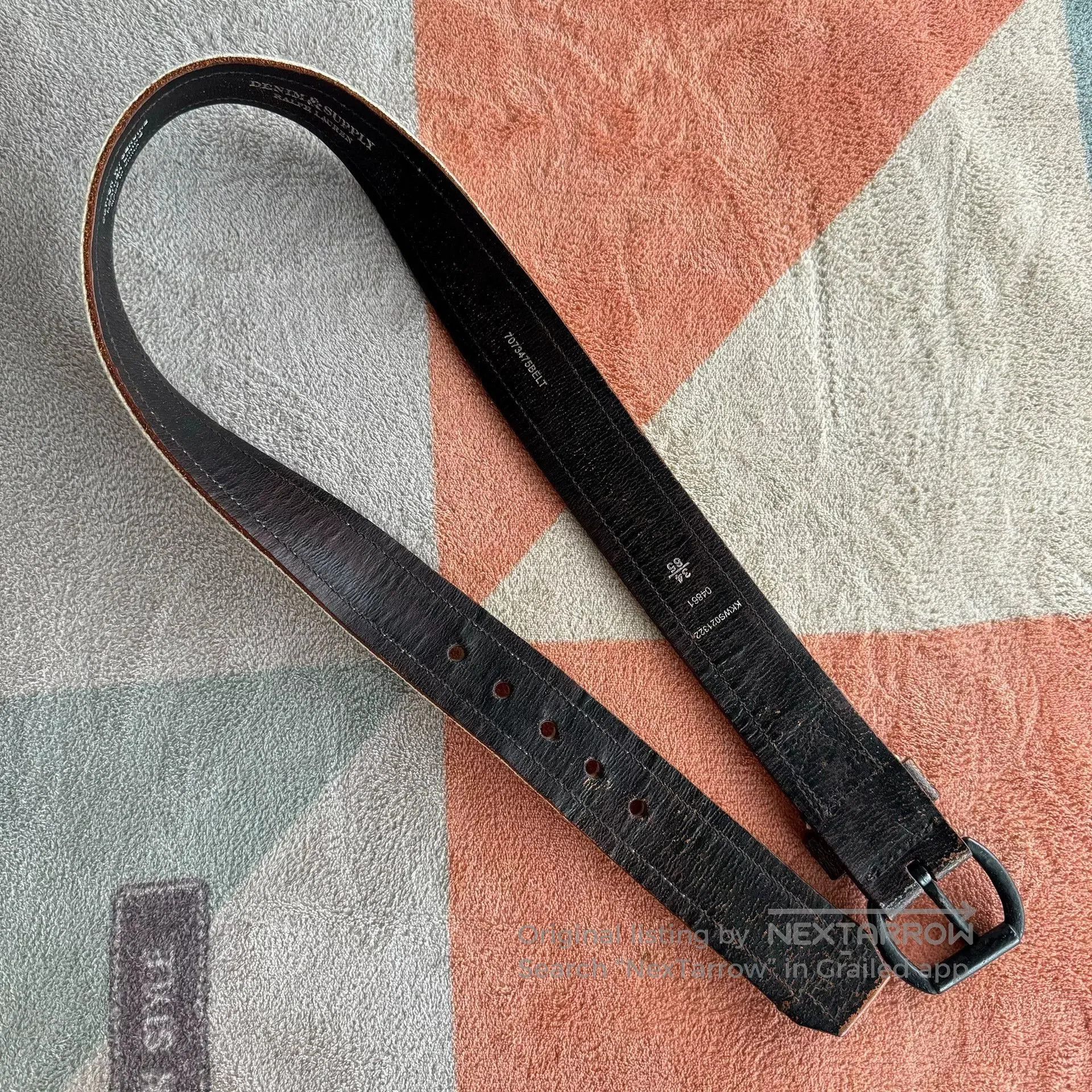 Denim & Supply Ralph Lauren Ralph Lauren Denim Supply Leather Belt. Size ONE SIZE - 3 Thumbnail