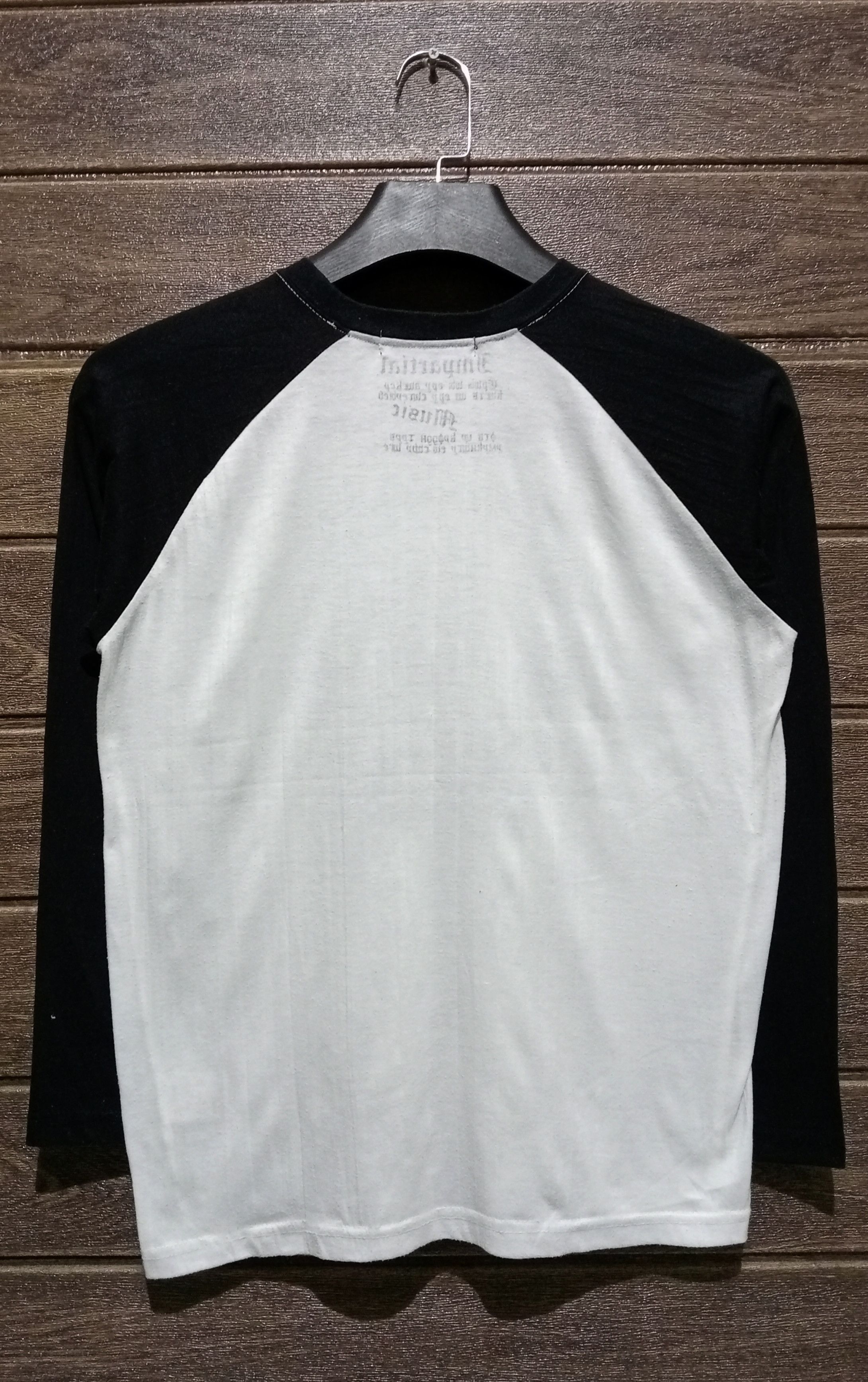 Band Tees Vintage Black Rock Raglan Long Sleeve Tee Very Rare Size US S / EU 44-46 / 1 - 2 Thumbnail
