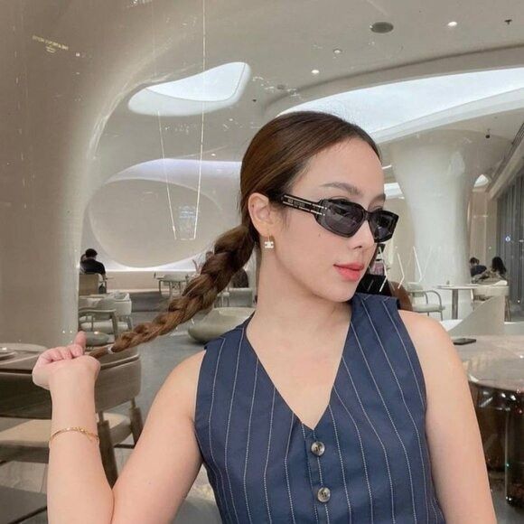 Dior 🕶️ New Dior DIORSIGNATURE S9U 55F2 Sunglasses - Shiny Green Size ONE SIZE - 4 Thumbnail