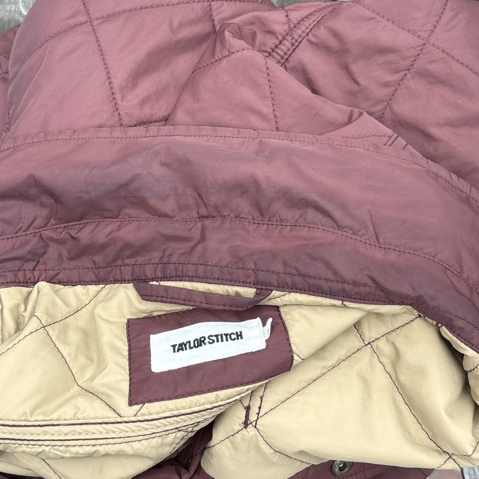 Taylor Stitch Taylor Stitch Miller Insulated Shirt Jacket Mens 40 M Burgun Size US M / EU 48-50 / 2 - 11 Thumbnail