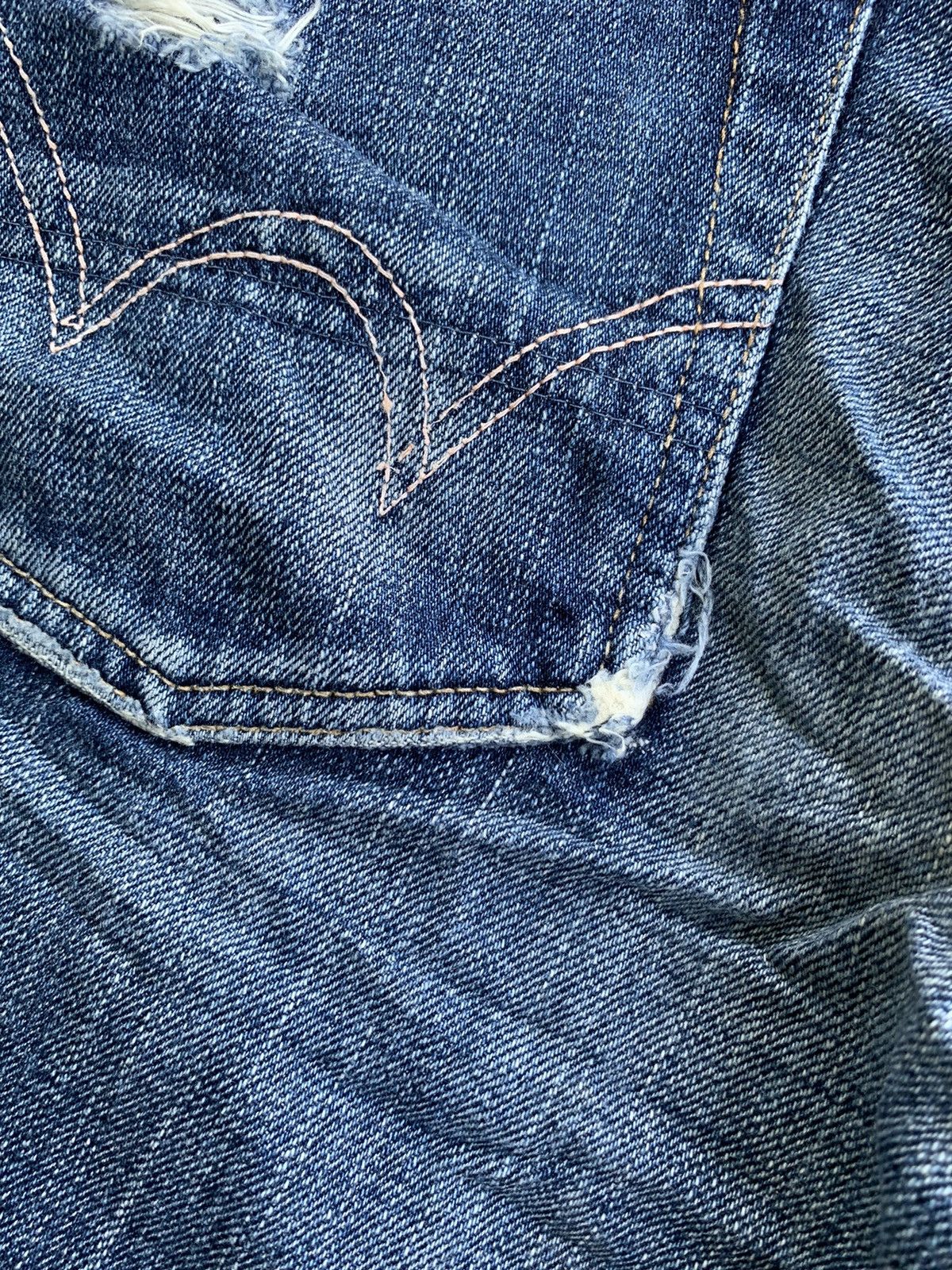 Edwin × Japanese Brand Edwin Selvedge Distressed Denim Size US 28 / EU 44 - 20 Thumbnail