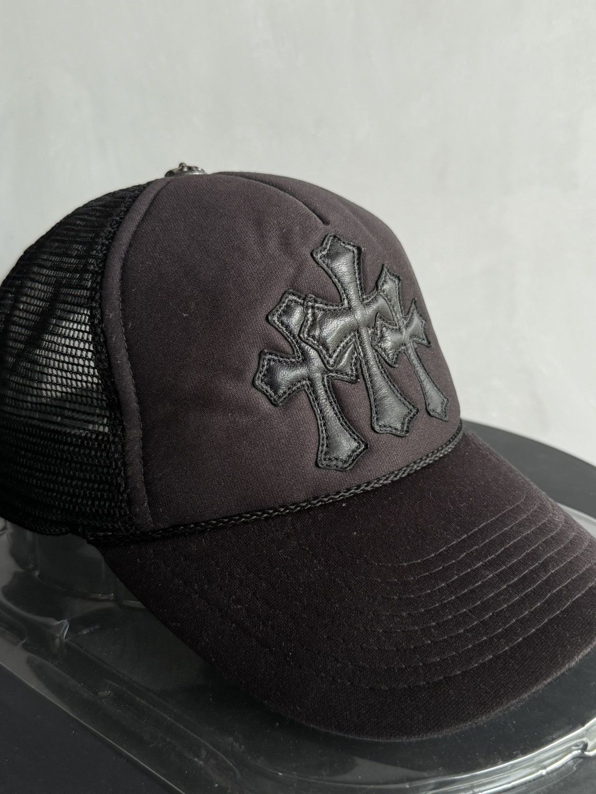 Chrome Hearts RARE 90s - Triple Cross Patch Trucker Hat Size ONE SIZE - 2 Thumbnail