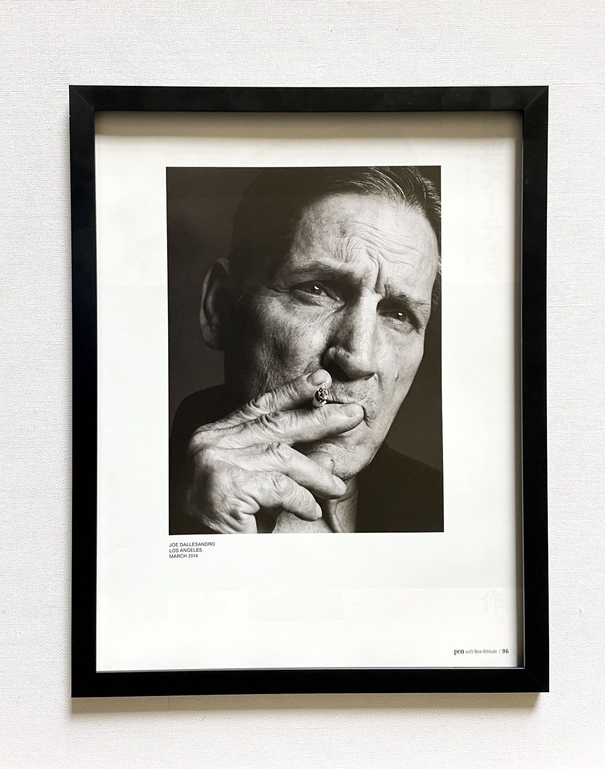 Hedi Slimane × Saint Laurent Paris × Yves Saint Laurent Hedi Slimane joe Dallesandro photographed framed poster 9x11 Size ONE SIZE - 1 Thumbnail