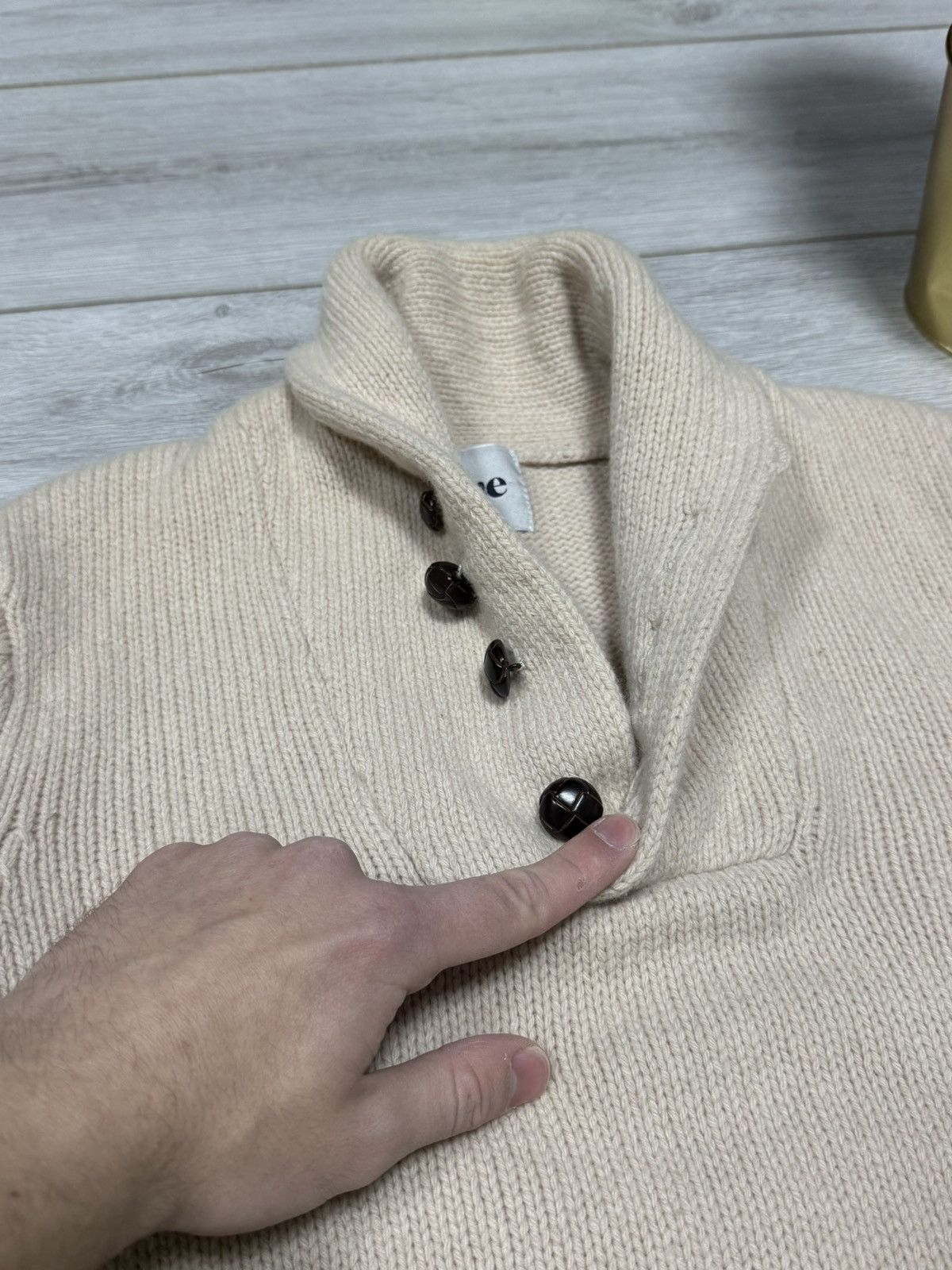 Acne Studios Acne Studios Normandie Wool Knit Sweater buttons Size US S / EU 44-46 / 1 - 5 Thumbnail