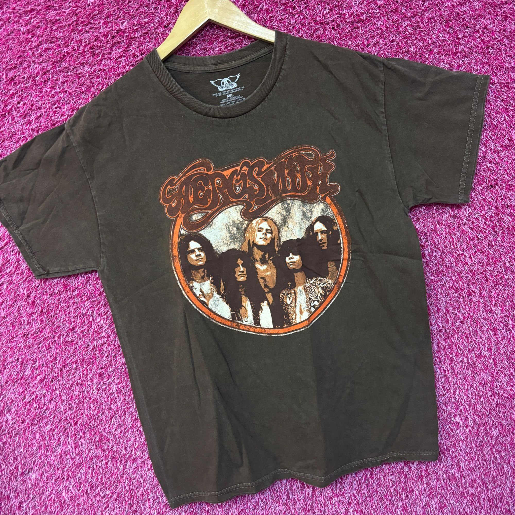 Aerosmith Aerosmith Portrait rock Tshirt size M/L Size US L / EU 52-54 / 3 - 3 Thumbnail