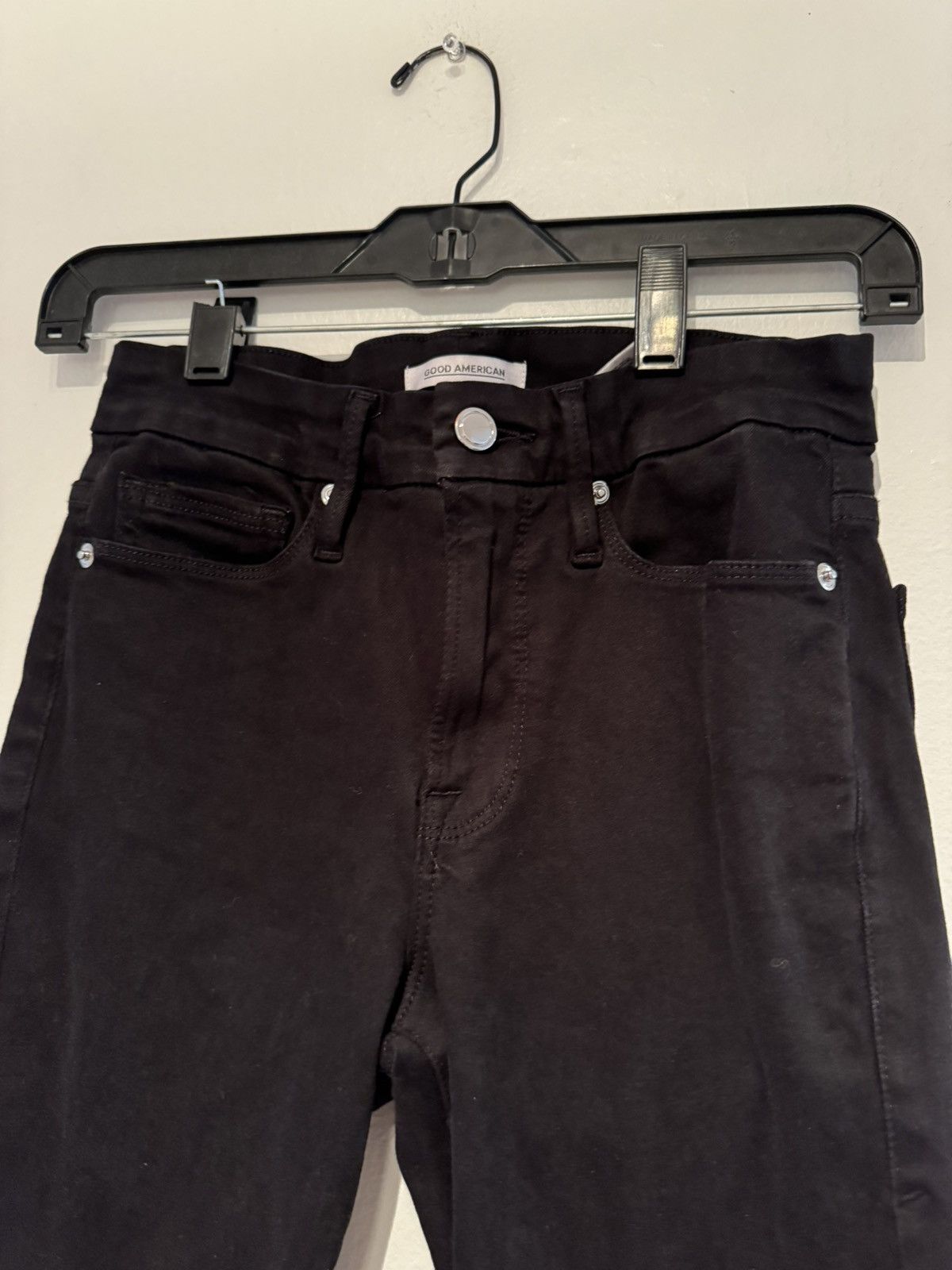 Good American Good American Black Good Legs High Rise Skinny Jeans Sz 4/27 Size 27" / US 4 / IT 40 - 2 Thumbnail