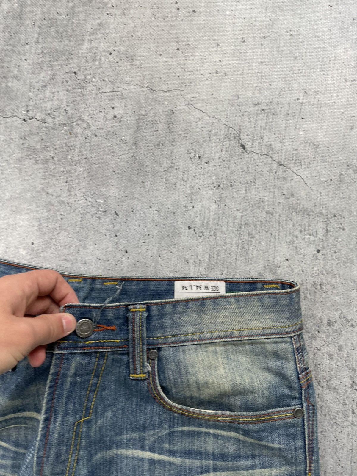 Diesel DIESEL DENIM DISTRESSED STYLE JEANS PANTS Size US 34 / EU 50 - 8 Thumbnail