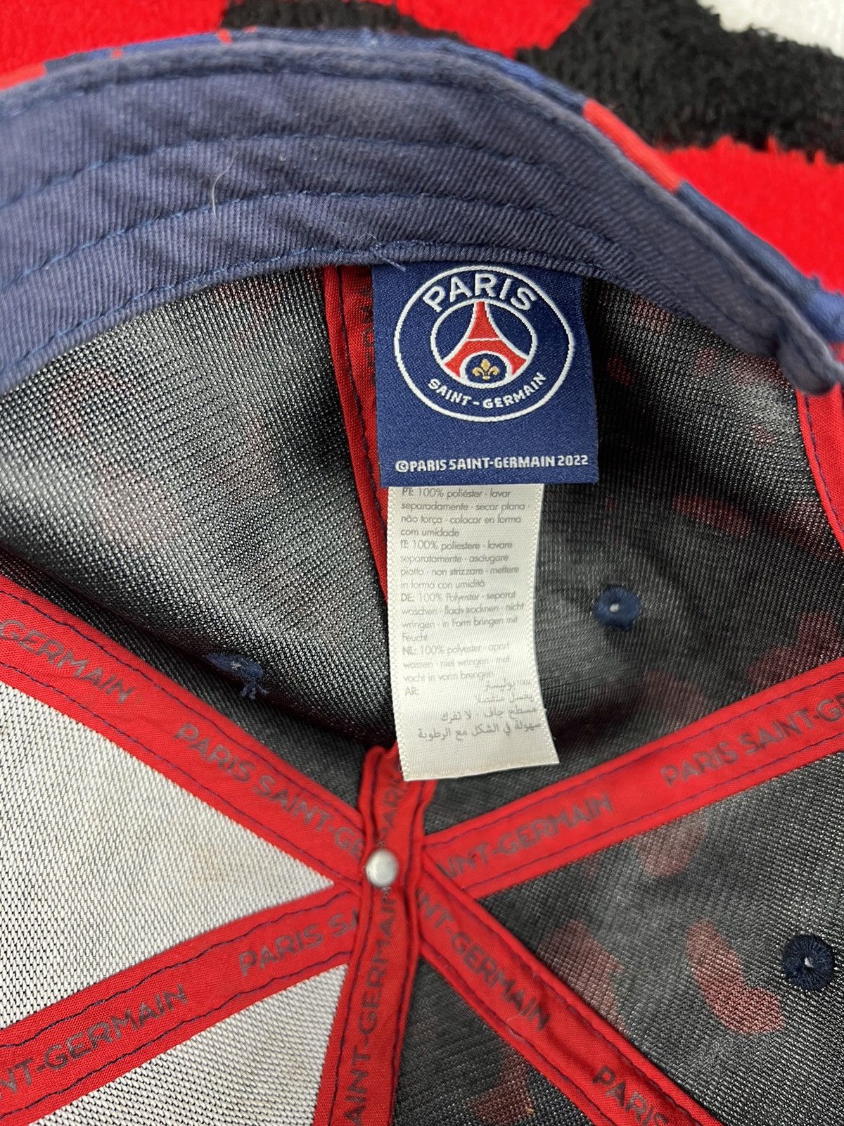 Other Y2K PSG Paris Saint Germain Football Soccer Cap Hat Size ONE SIZE - 8 Thumbnail