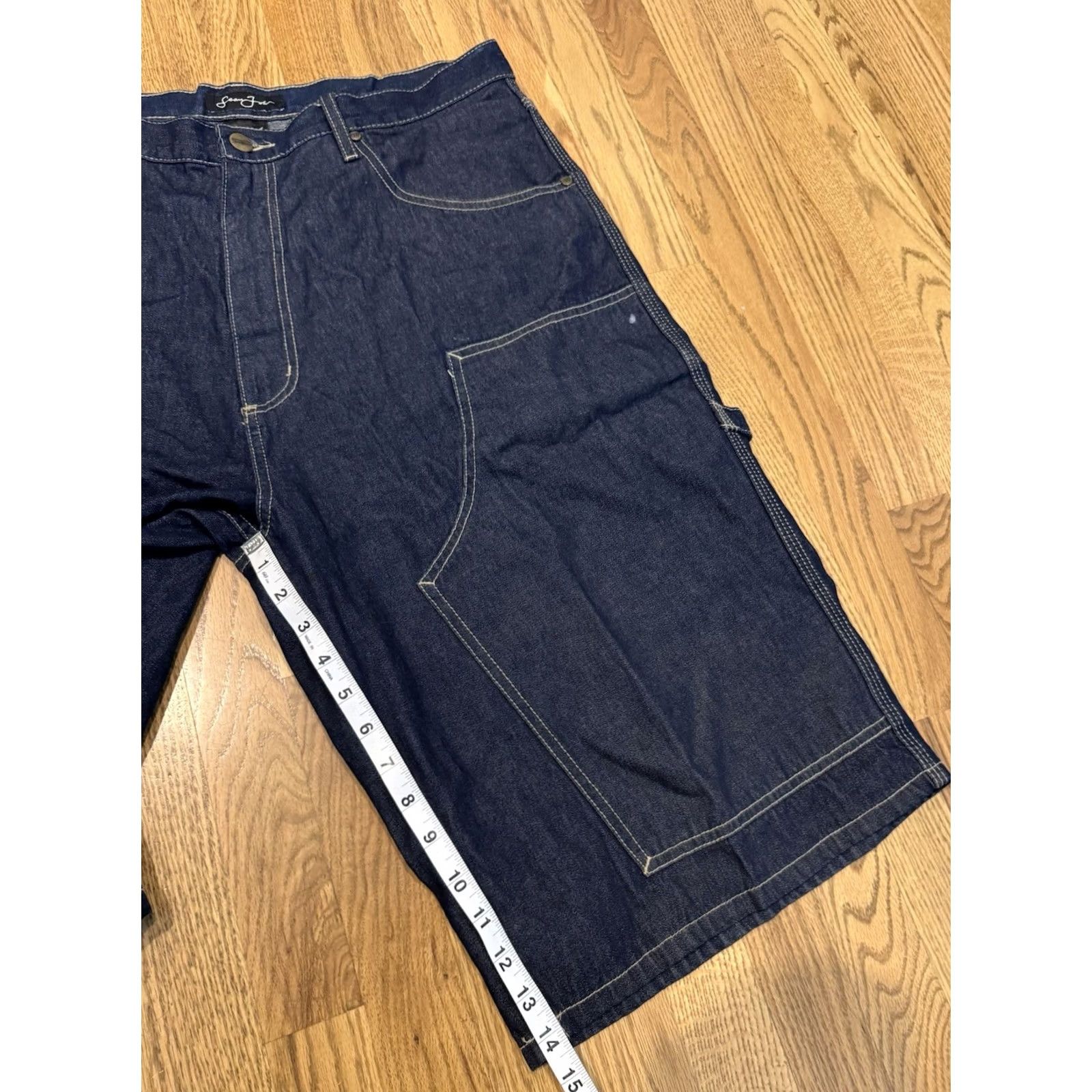 Sean John VINTAGE Sean John Shorts Men’s 36 Cargo Denim 5-Pocket Baggy Hip Hop Blues Size US 30 / EU 46 - 7 Thumbnail