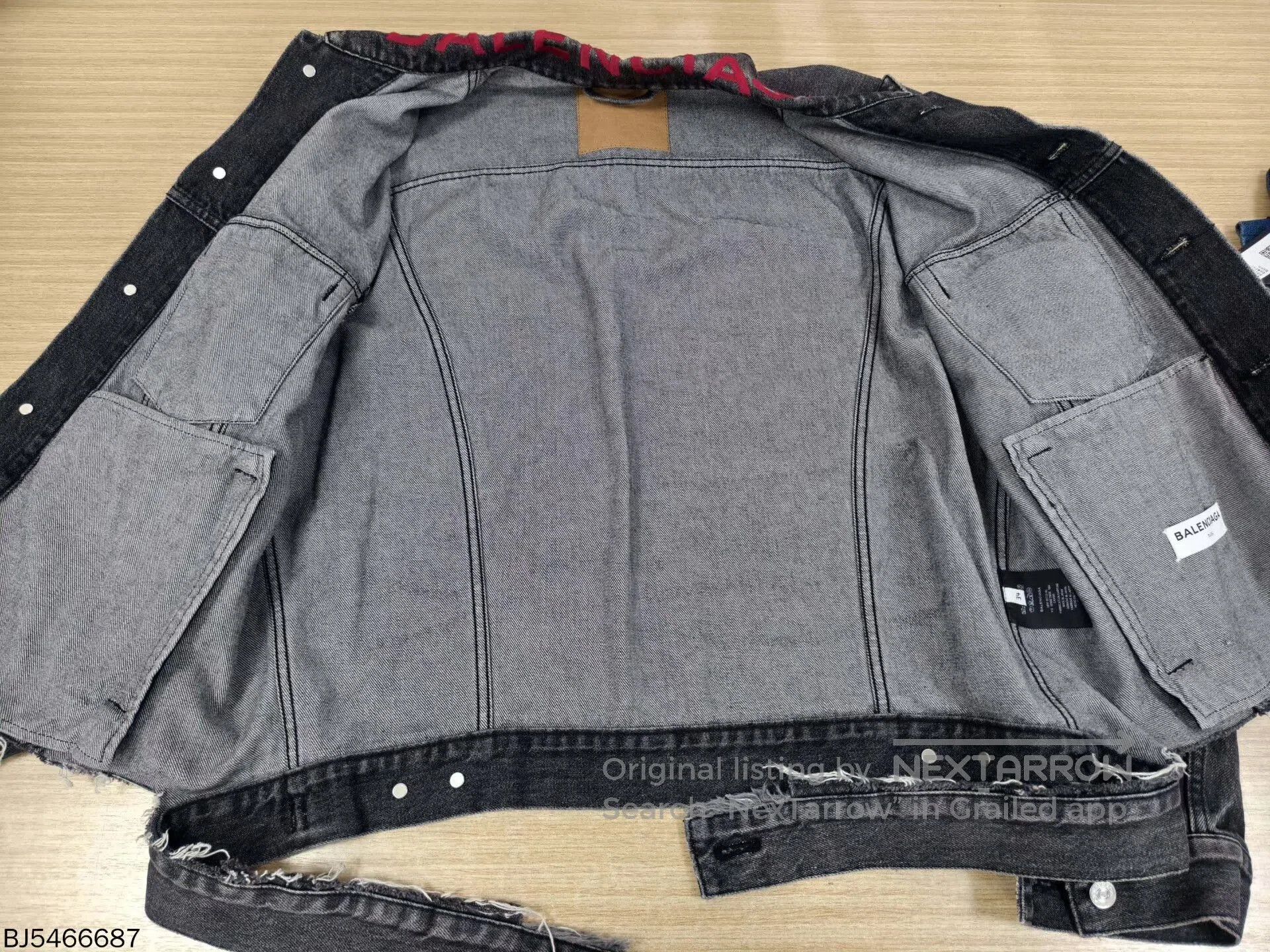 Balenciaga balenciaga letter denim jacket size 34. Size US XS / EU 42 / 0 - 8 Thumbnail