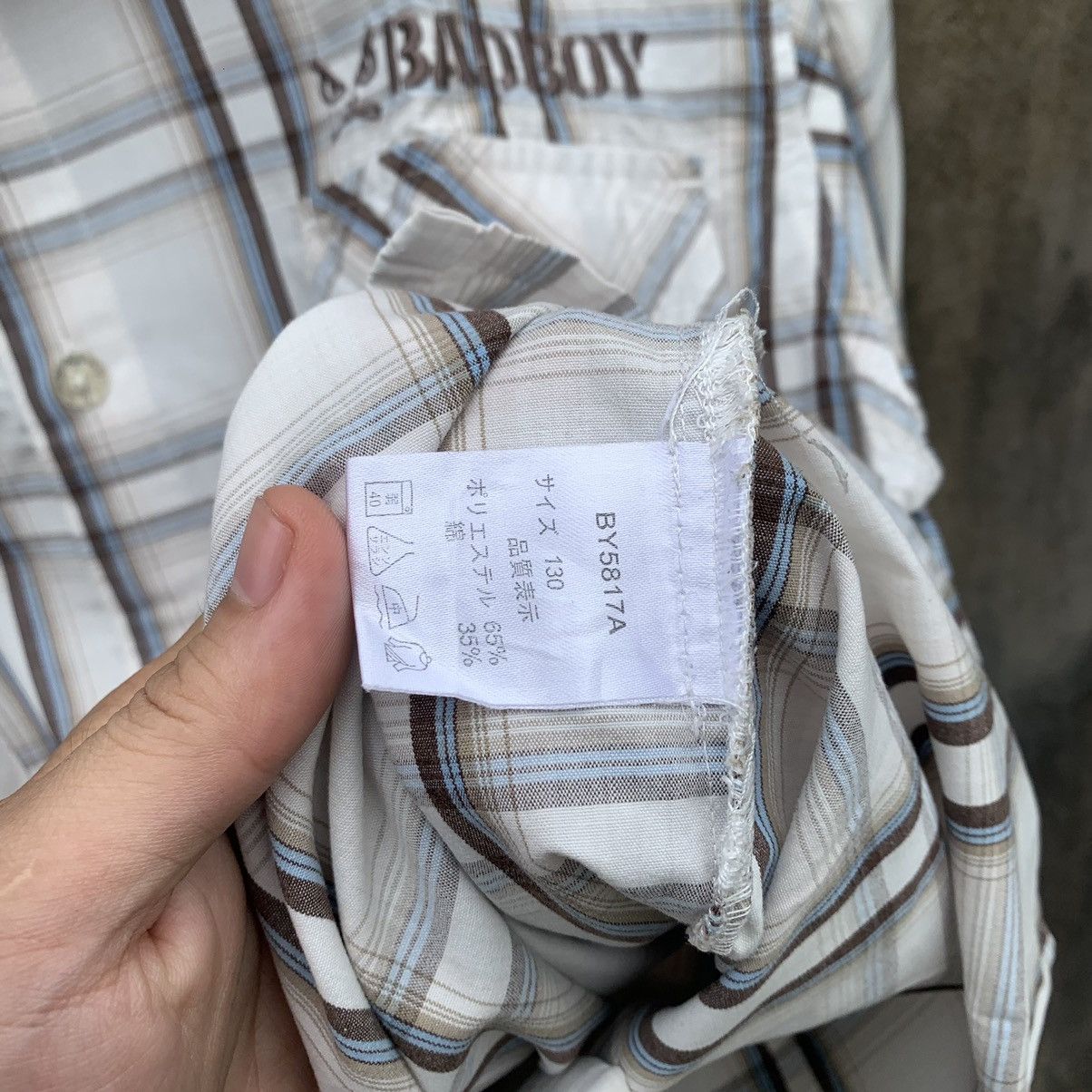 Japanese Brand VINTAGE Y2K BADBOY SLEEVE BUTTON UP SHIRT Size US M / EU 48-50 / 2 - 8 Thumbnail