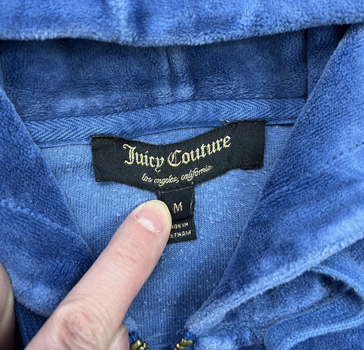 Juicy Couture Velour Hoodie Juicy Couture Black Label Zipped Women Size M / US 6-8 / IT 42-44 - 3 Thumbnail