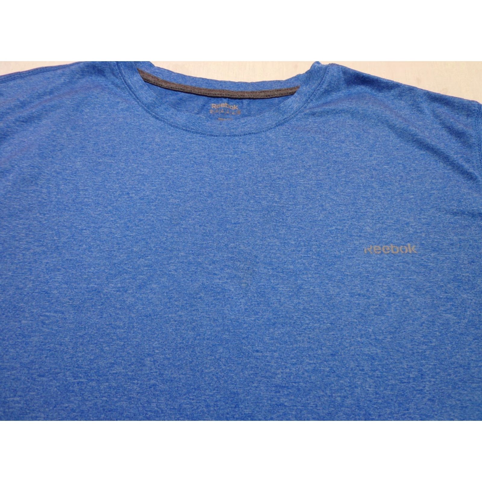 Reebok Reebok Short Sleeve T-Shirt XL Blue Mens Regular Polyester Crew Neck Shirt Size US XL / EU 56 / 4 - 2 Thumbnail