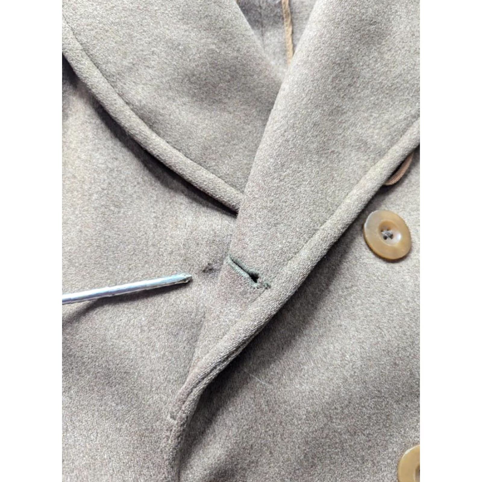 Jeep VINTAGE Mackinaw US Army WWII Jeep Officers Wool Peacoat Jacket Coat Wool Navy Brown XS Mens Size US XS / EU 42 / 0 - 7 Thumbnail