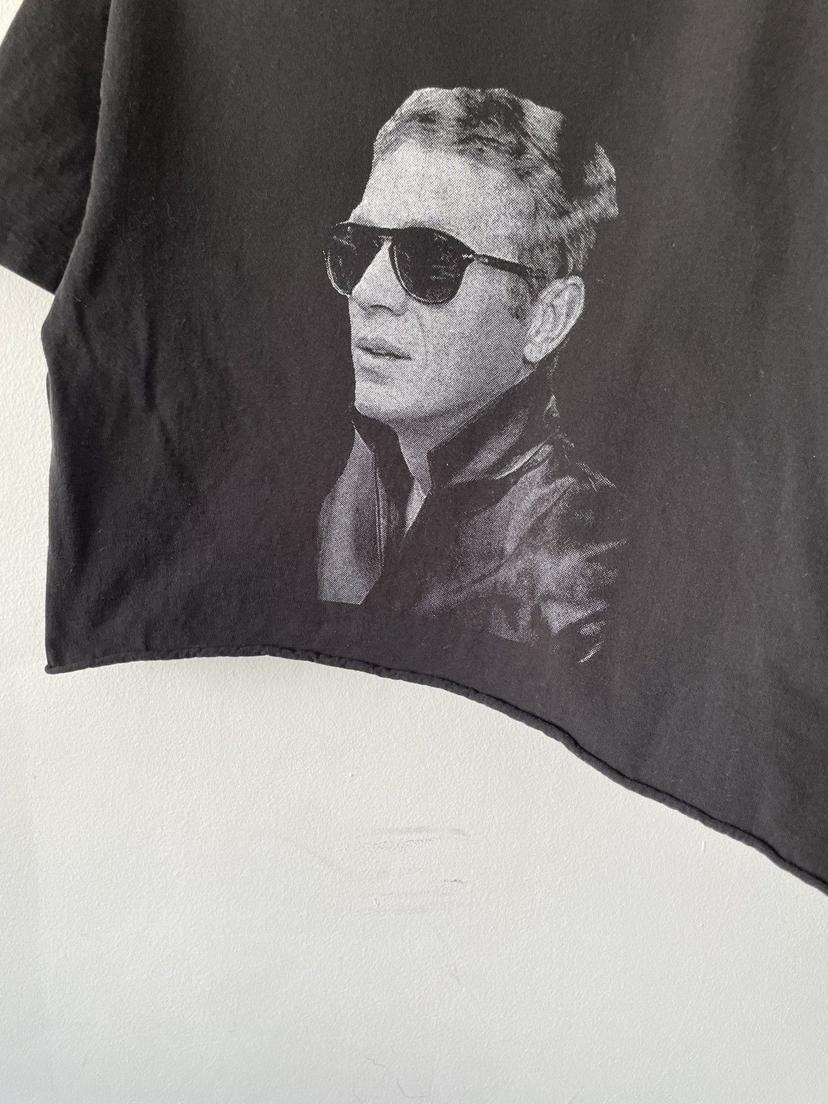Hanes × Vintage Vintage 80s Steve McQueen Cropped t Size US L / EU 52-54 / 3 - 4 Thumbnail