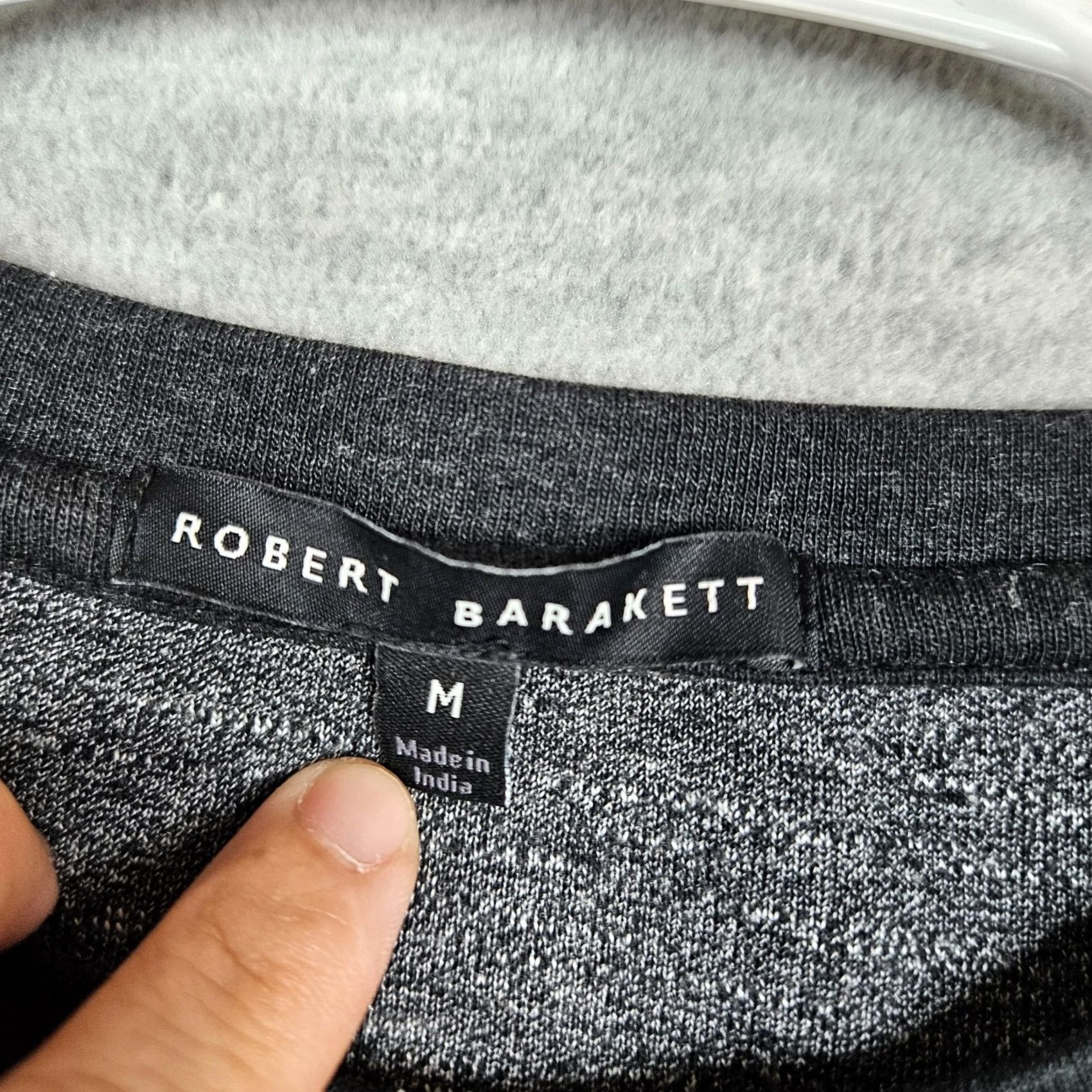Vintage Robert Barakett Nortonville LS Crew Men’s Light-weigh Sweatshirt Gray M Size US M / EU 48-50 / 2 - 6 Thumbnail